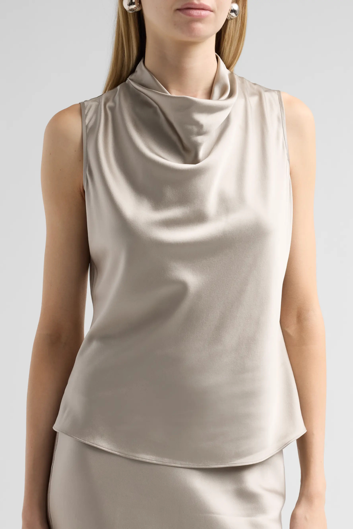 Veronica Beard Tam Top - Pewter