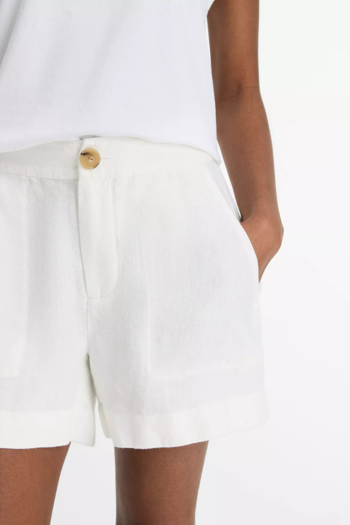 Vince Mid Rise Hemp Short