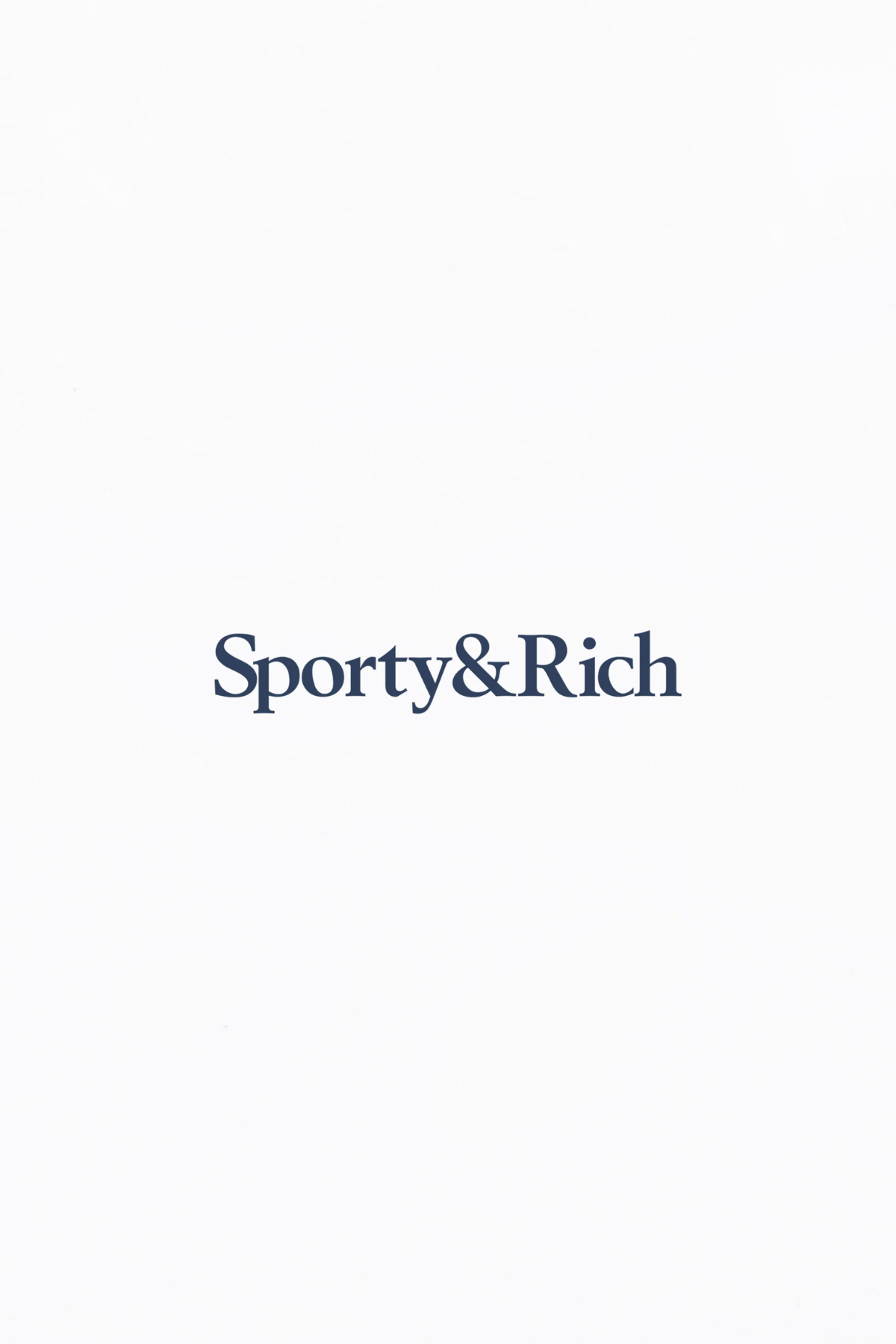 Sporty & Rich Drink More Water T-Shirt - White Light Navy