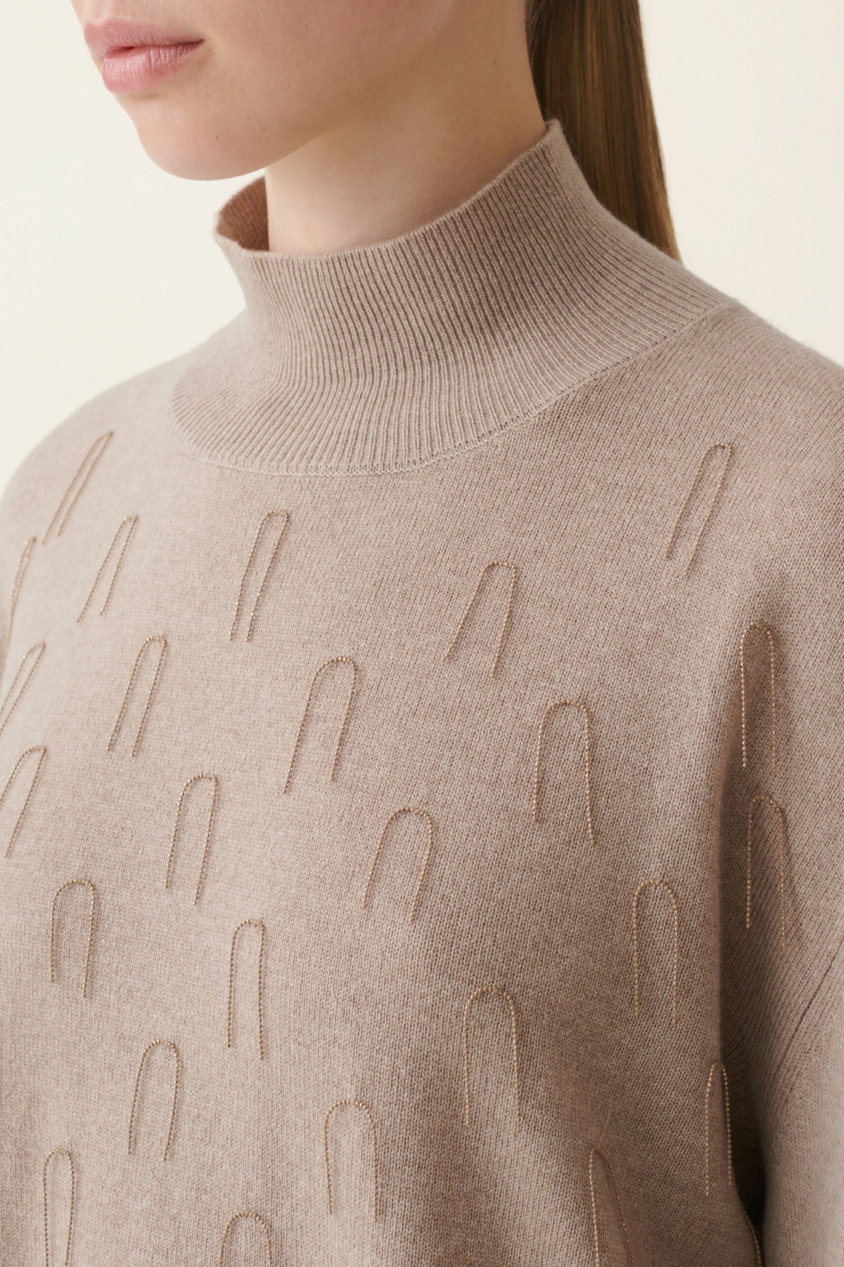 Fabiana Filippi Sweater - Moka Meringa