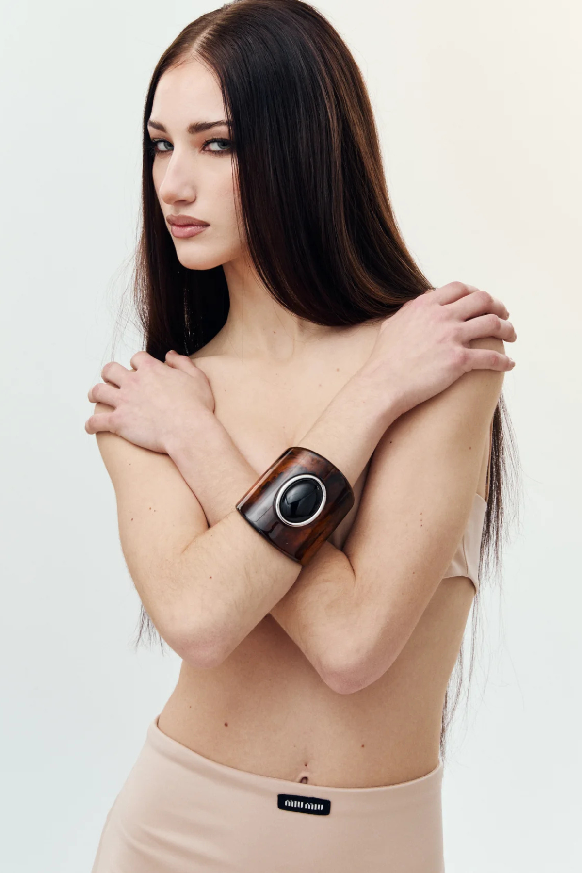 Julietta Nera Cuff - Brown