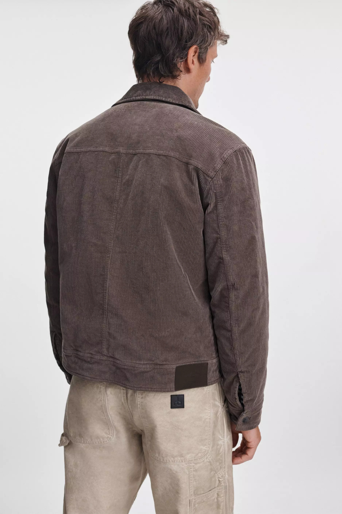 Rag & Bone Men's Cord Trucker Jacket - Cocoa