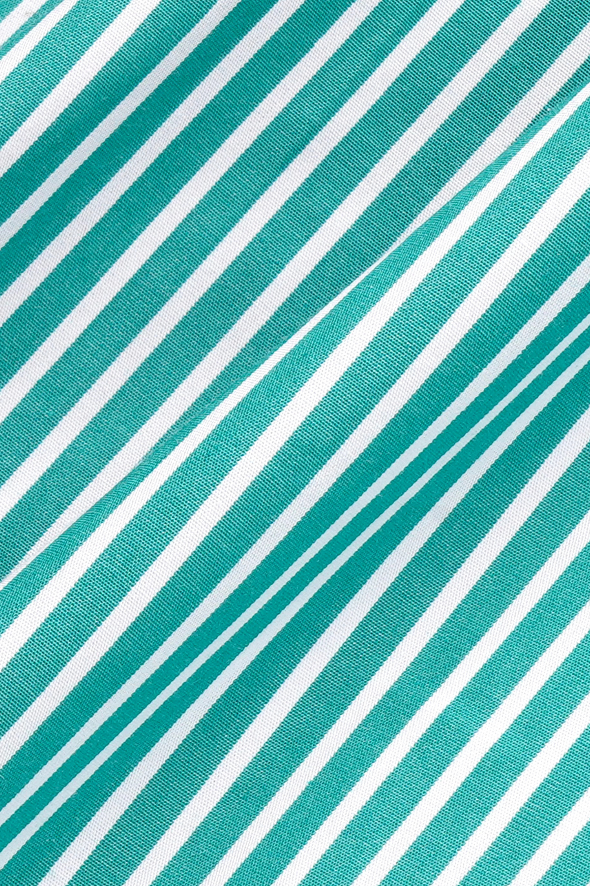 Sporty & Rich NY Crest Oversized Shirt - Amalfi Green Striped