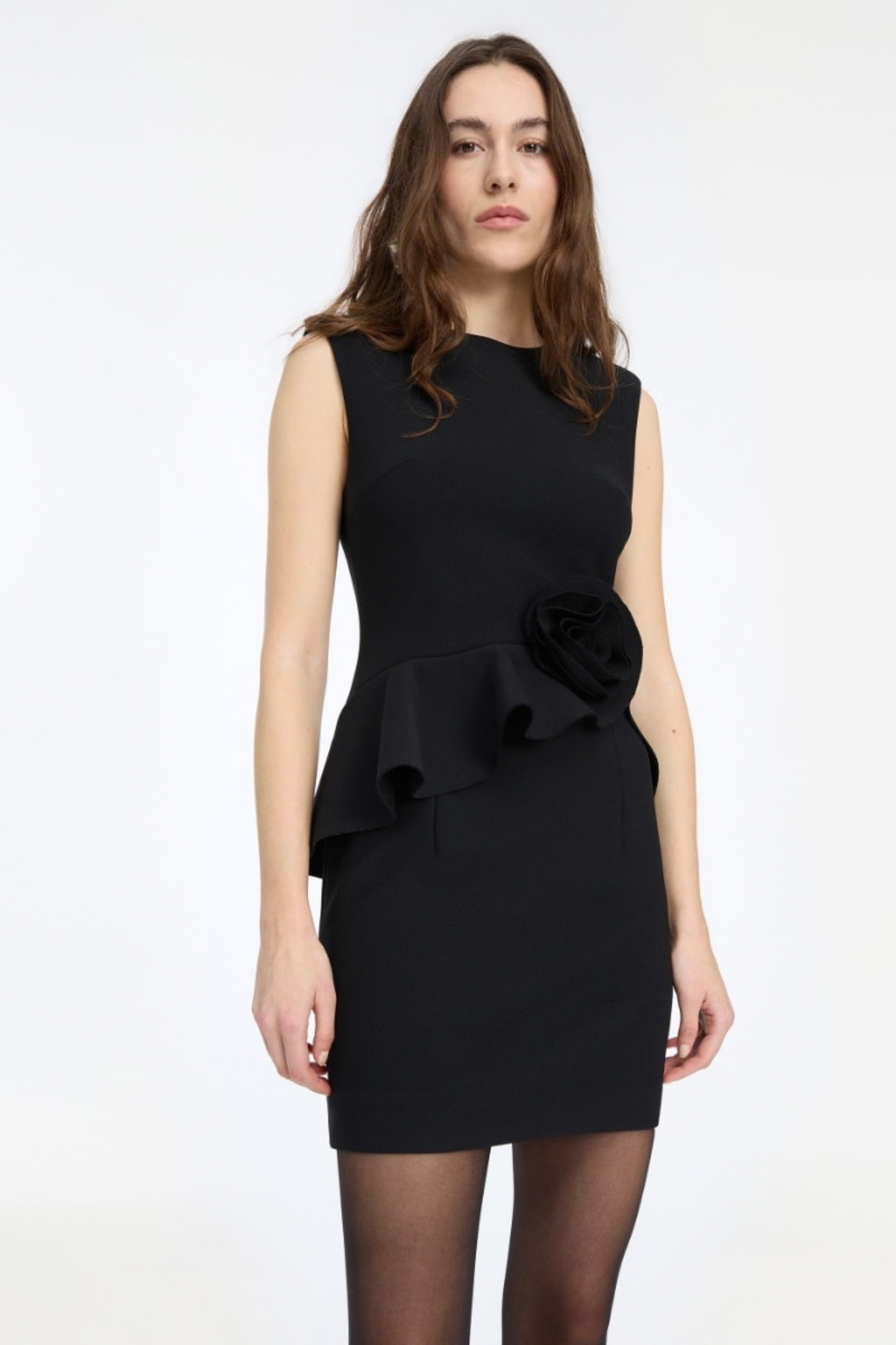 ROTATE Birger Christensen Rose Mini Dress - Black