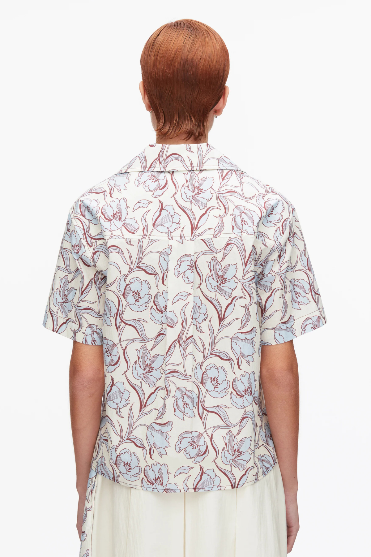 3.1 Phillip Lim Floral Printed Camp Shirt