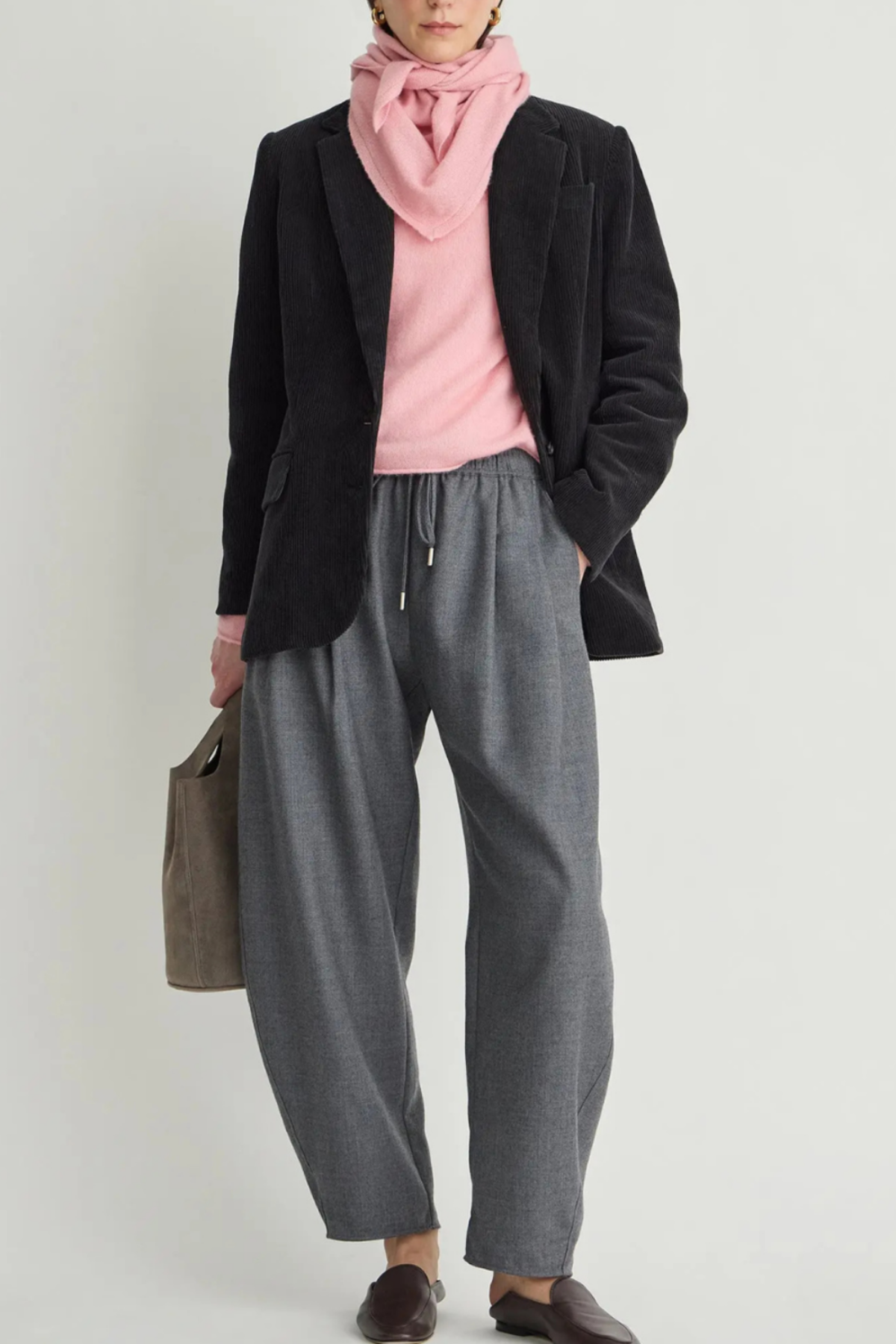 Apiece Apart Softest Tissue Scarf Tie Top - Pink