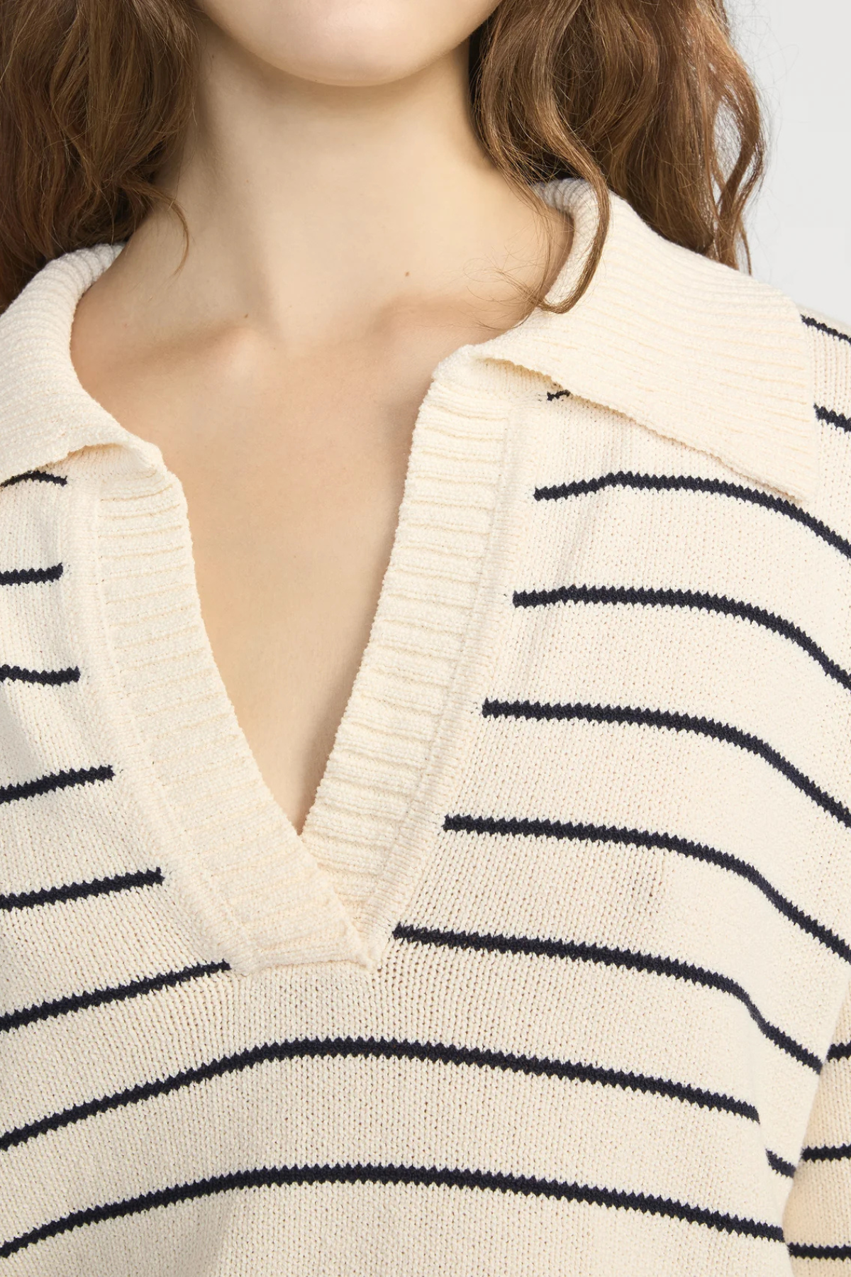 Frame The Striped Easy Pullover