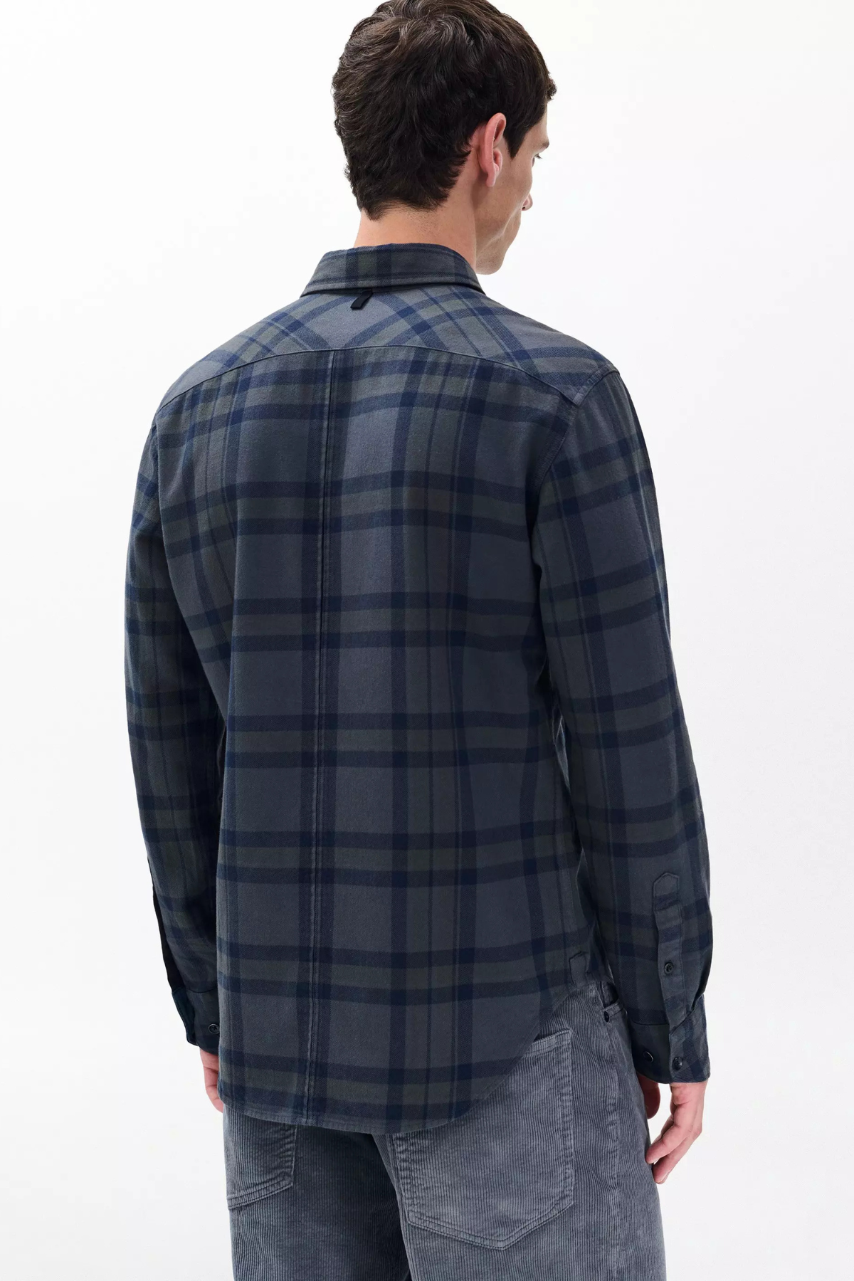 Rag & Bone Men's Tomlin Overdyed Flannel Shirt