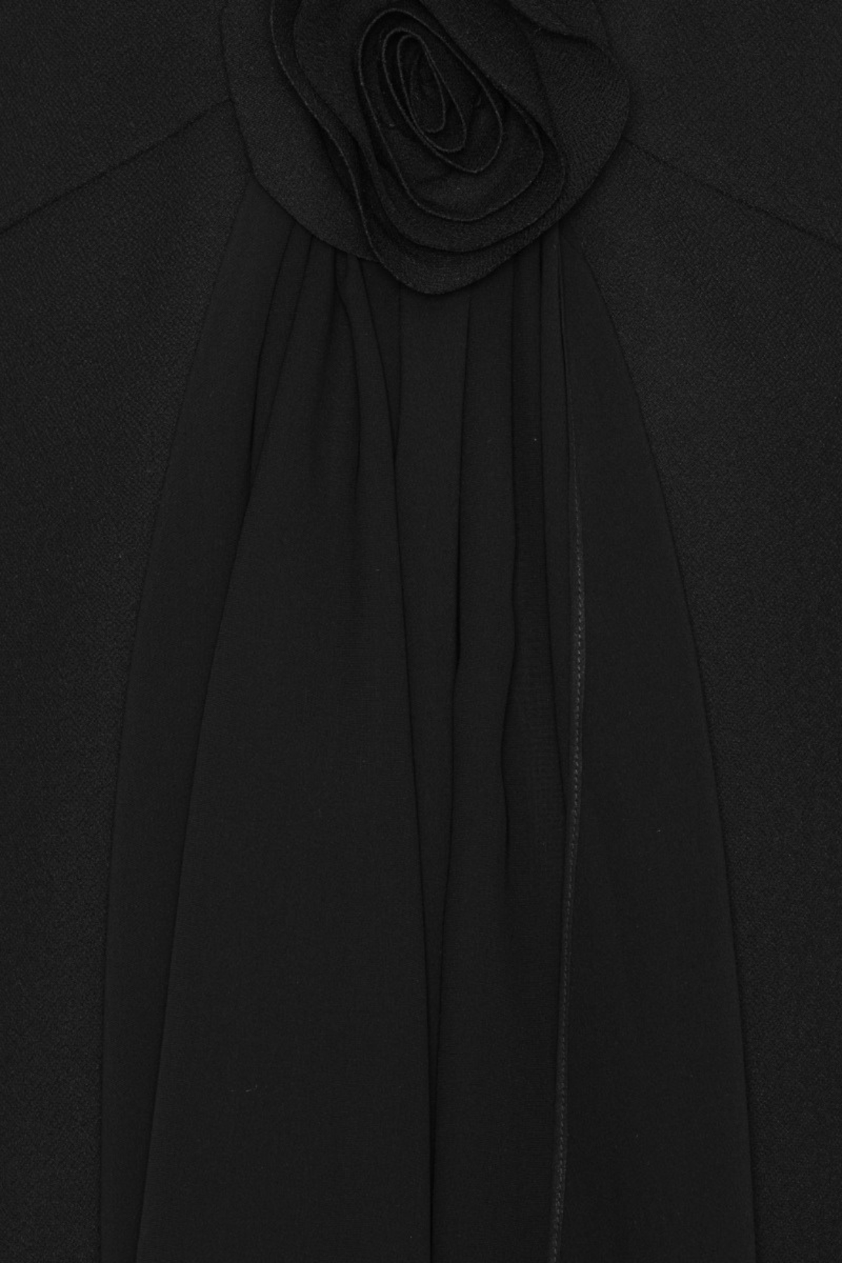 ROTATE Birger Christensen Crepe Mini A-Line Dress - Black