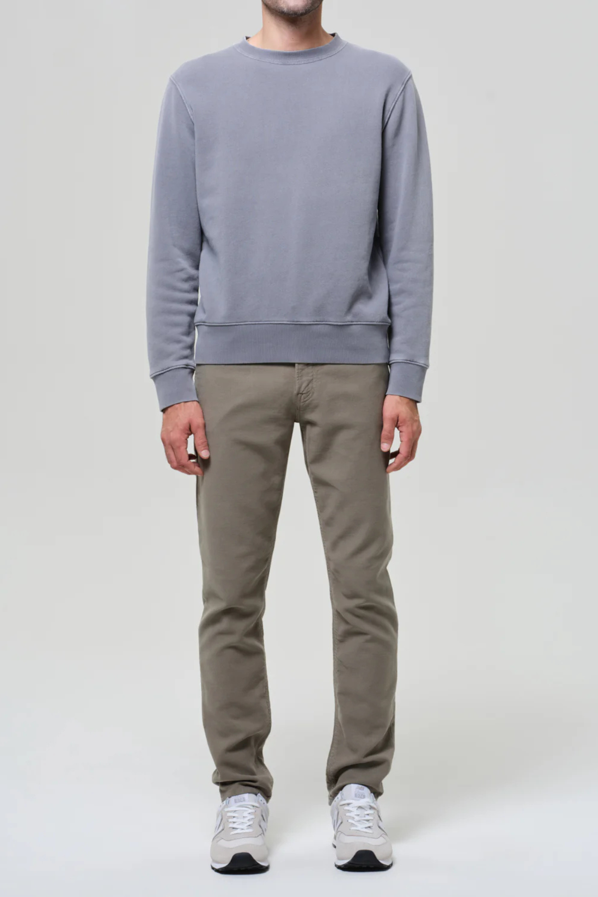 Citizens of Humanity Men's Vintage Crewneck Sweatshirt - Heron Grey