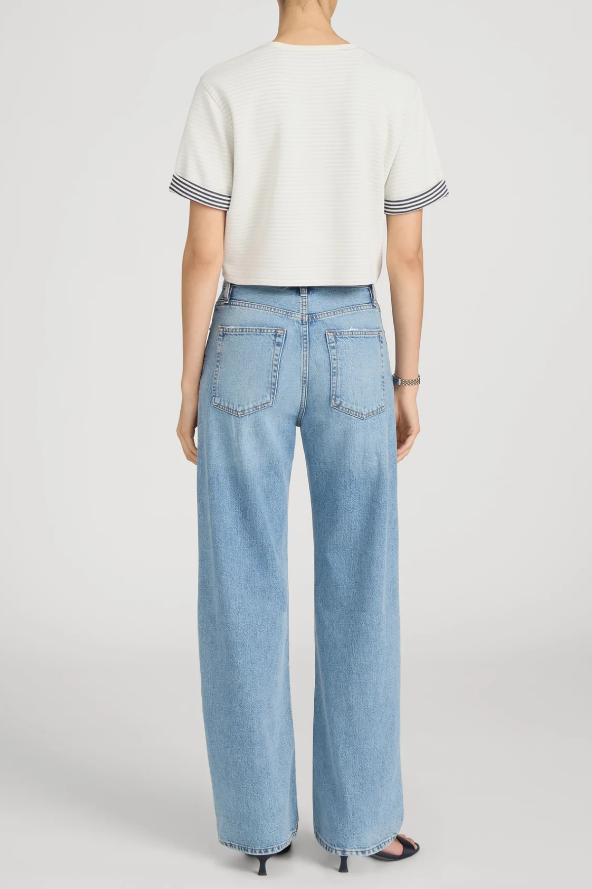 Frame The Off Drawstring Bow Pant - Afterglow