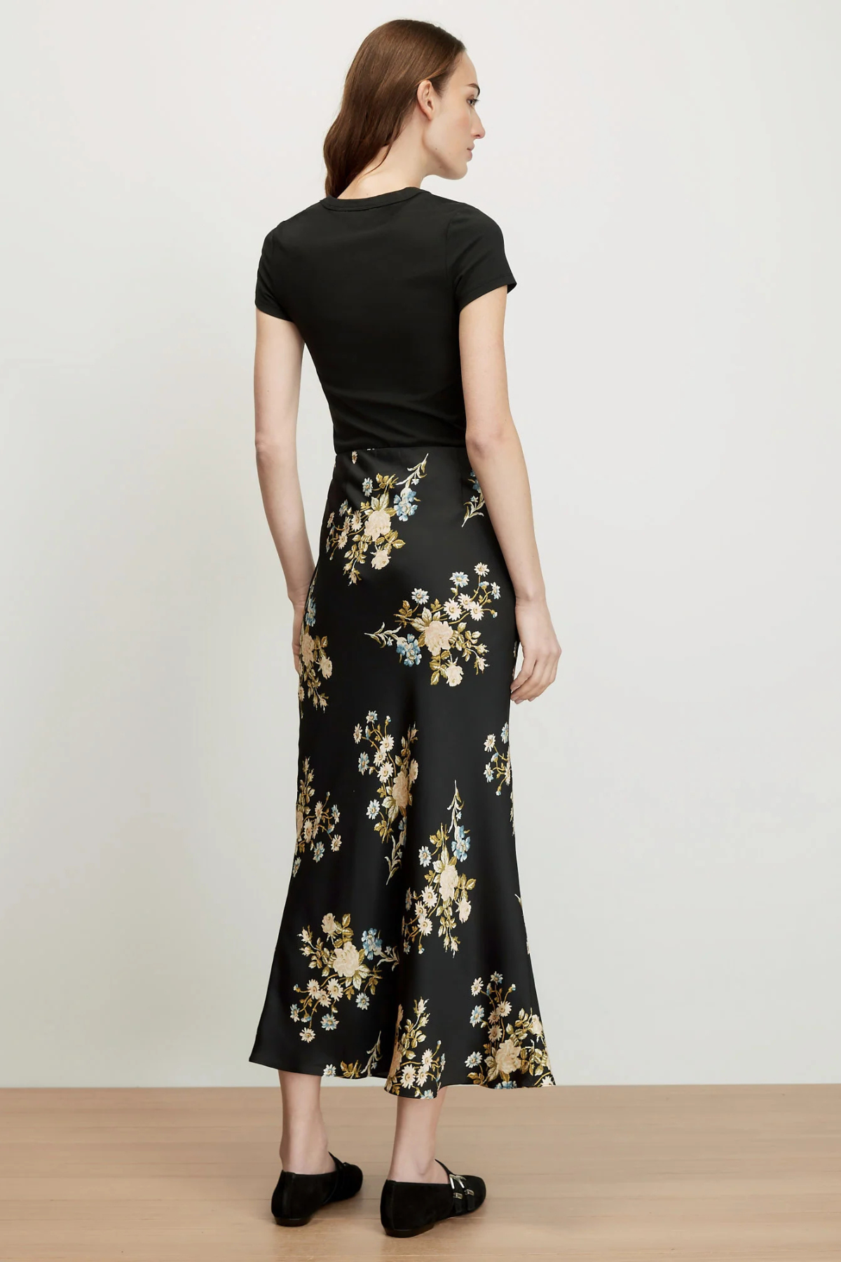 Veronica Beard Clover Skirt - Black Multi