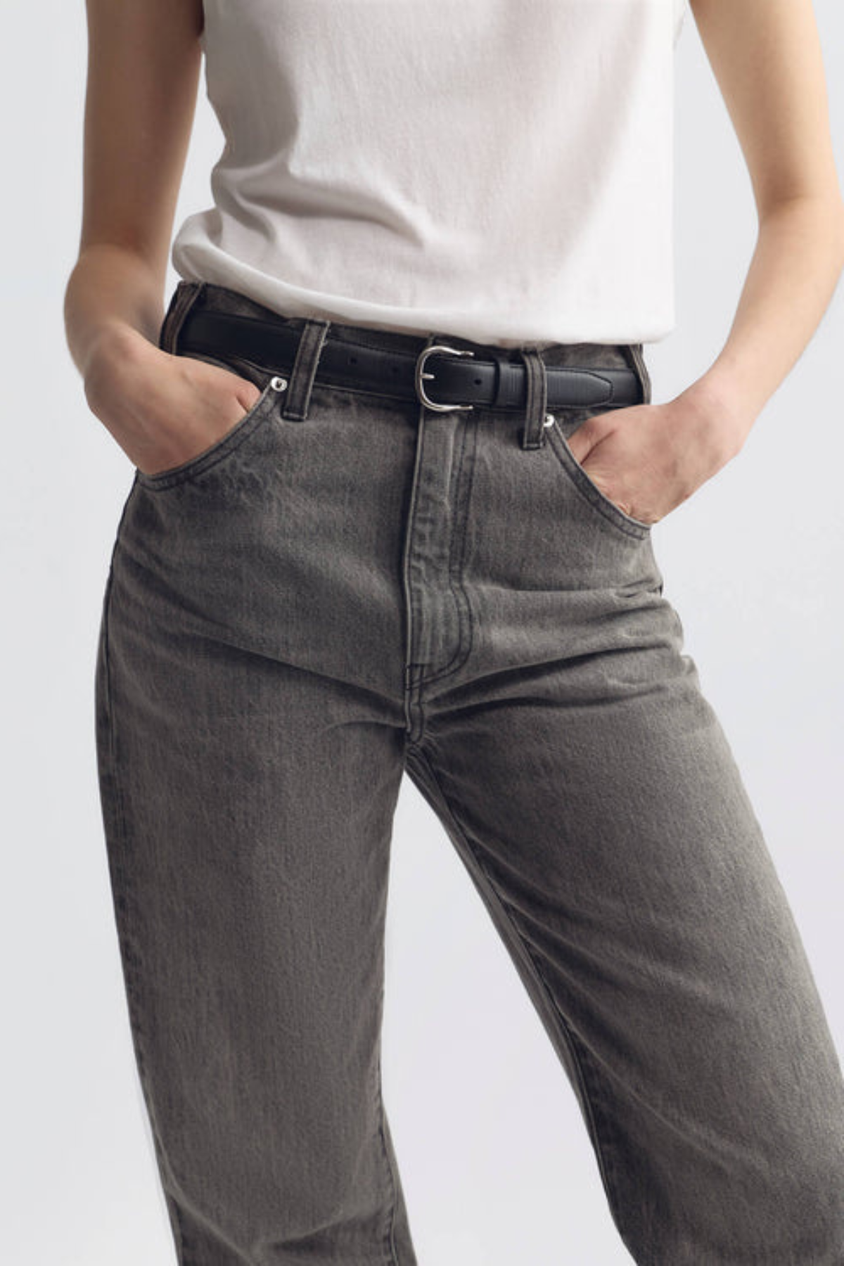 Nili Lotan Shon Pant - Ash Grey Wash