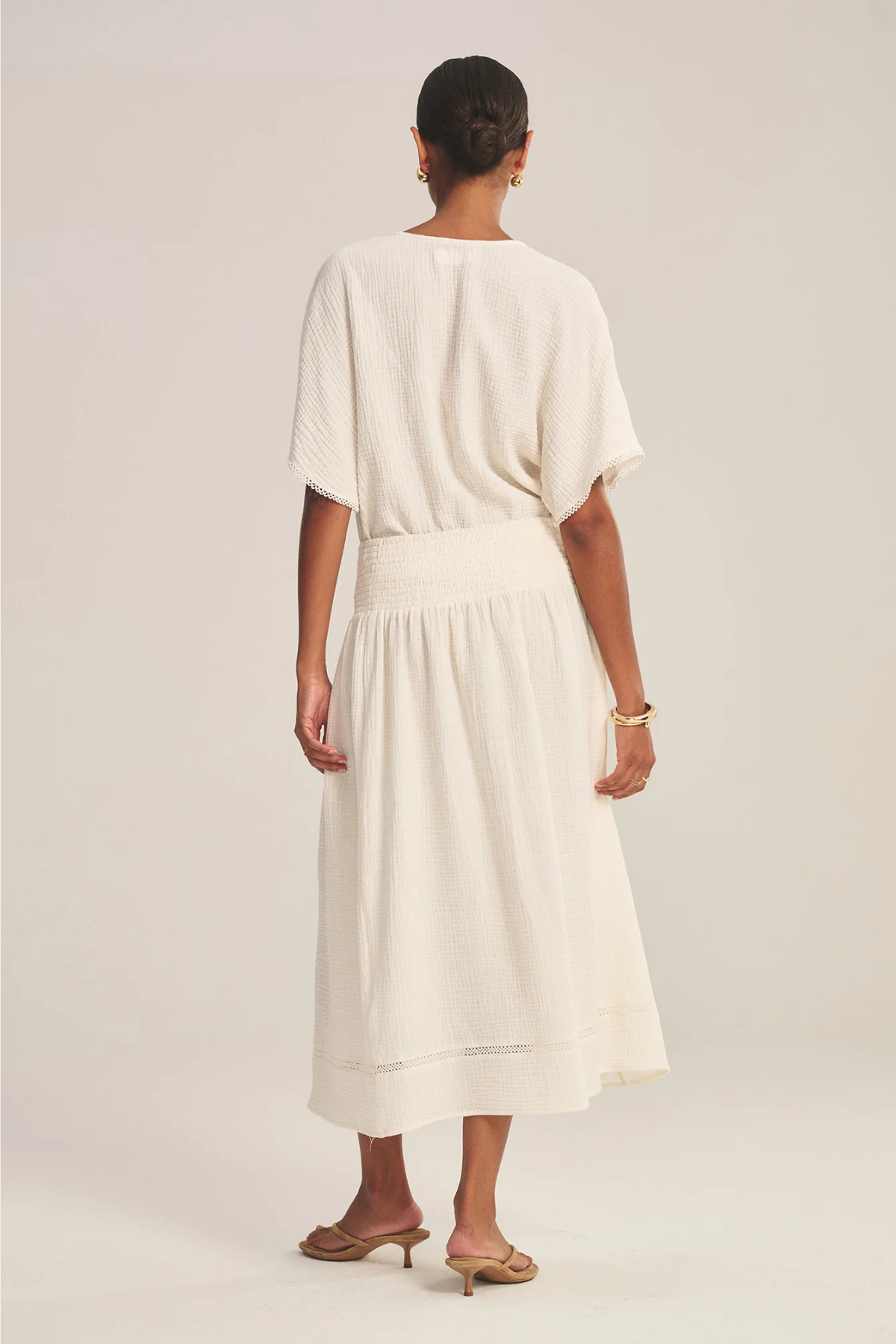 Velvet Mazie Cotton Gauze Skirt