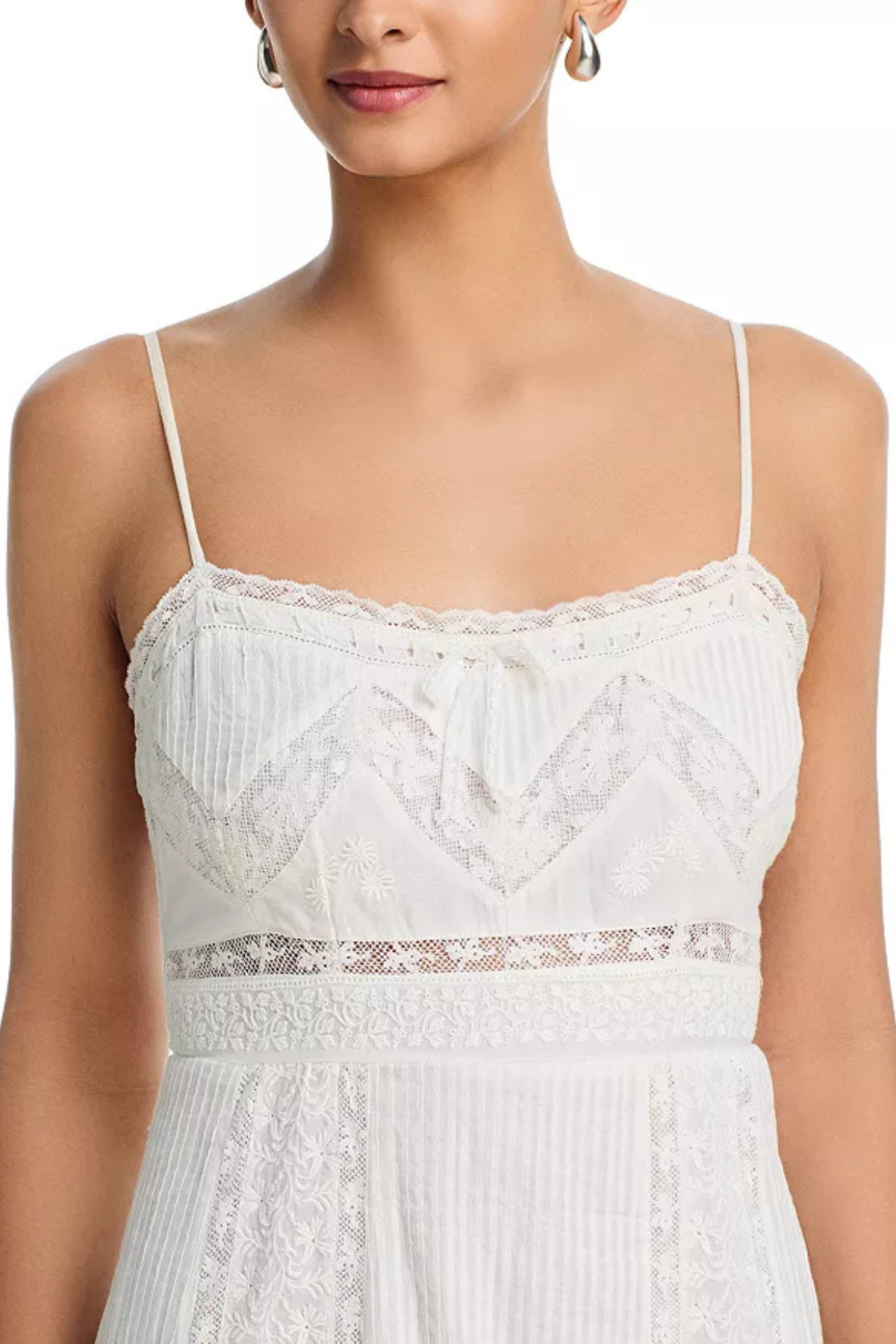 LoveShackFancy Zuri Dress - White