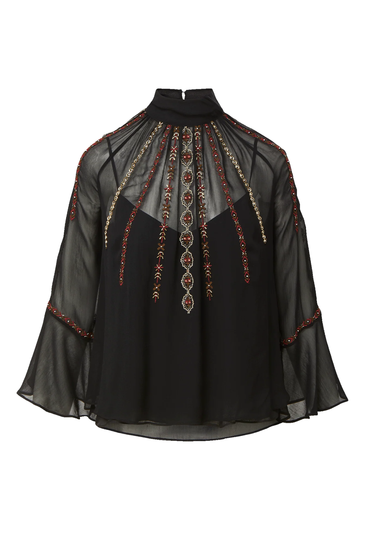 Veronica Beard Tairis Blouse - Black