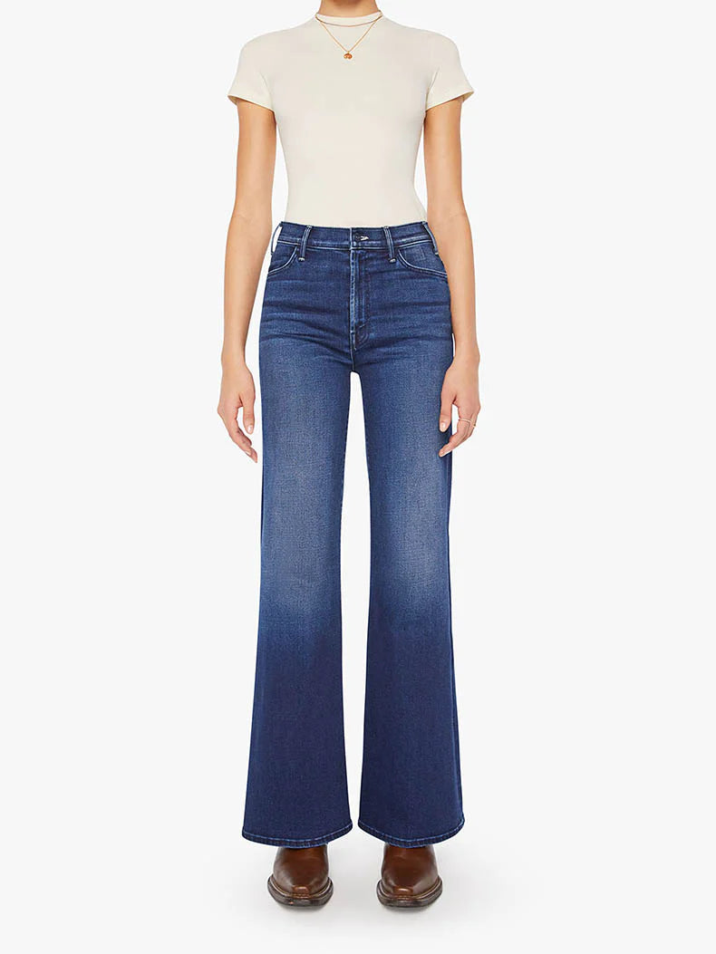 Mother The Hustler Roller Sneak Jeans