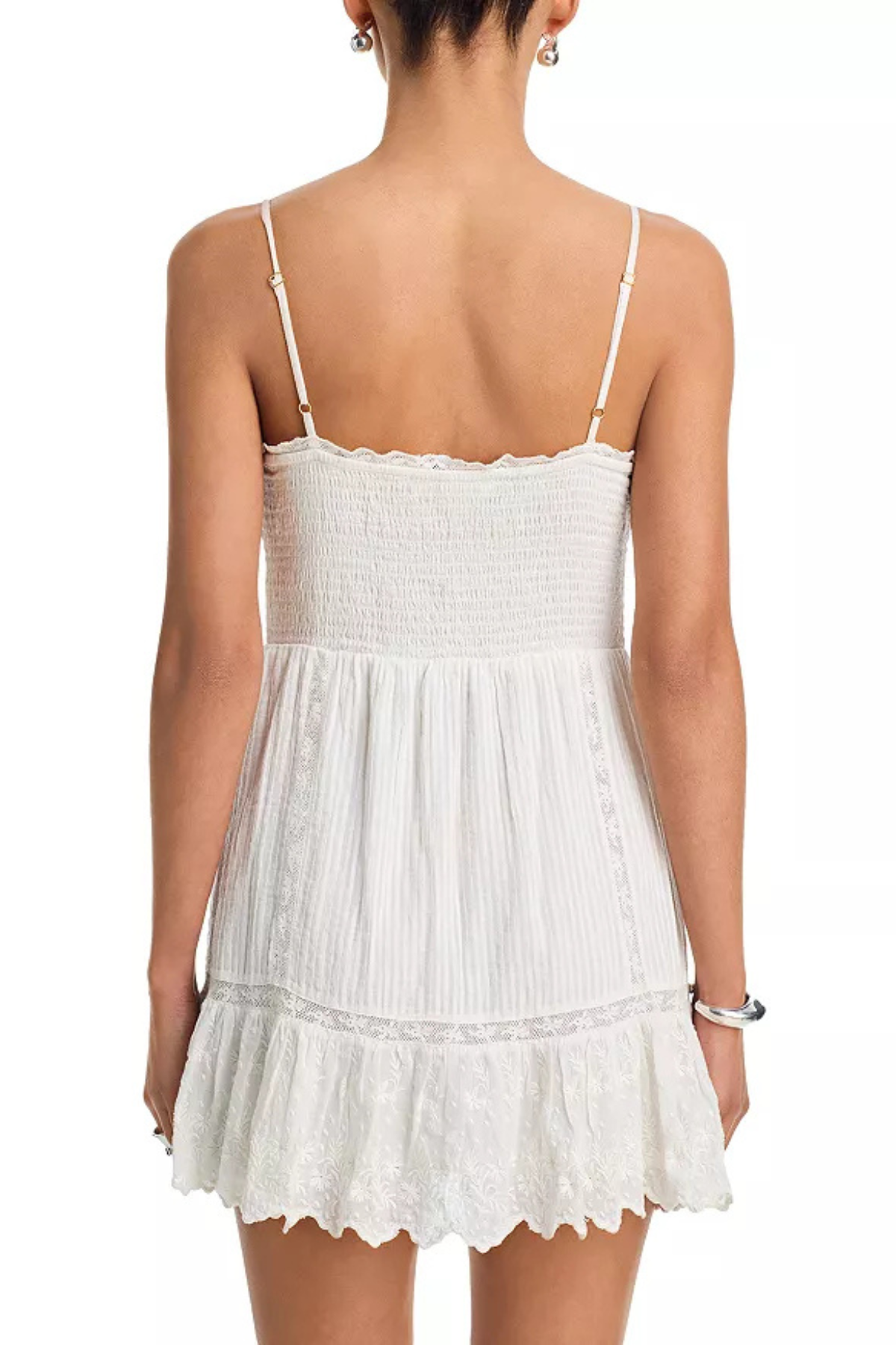 LoveShackFancy Zuri Dress - White