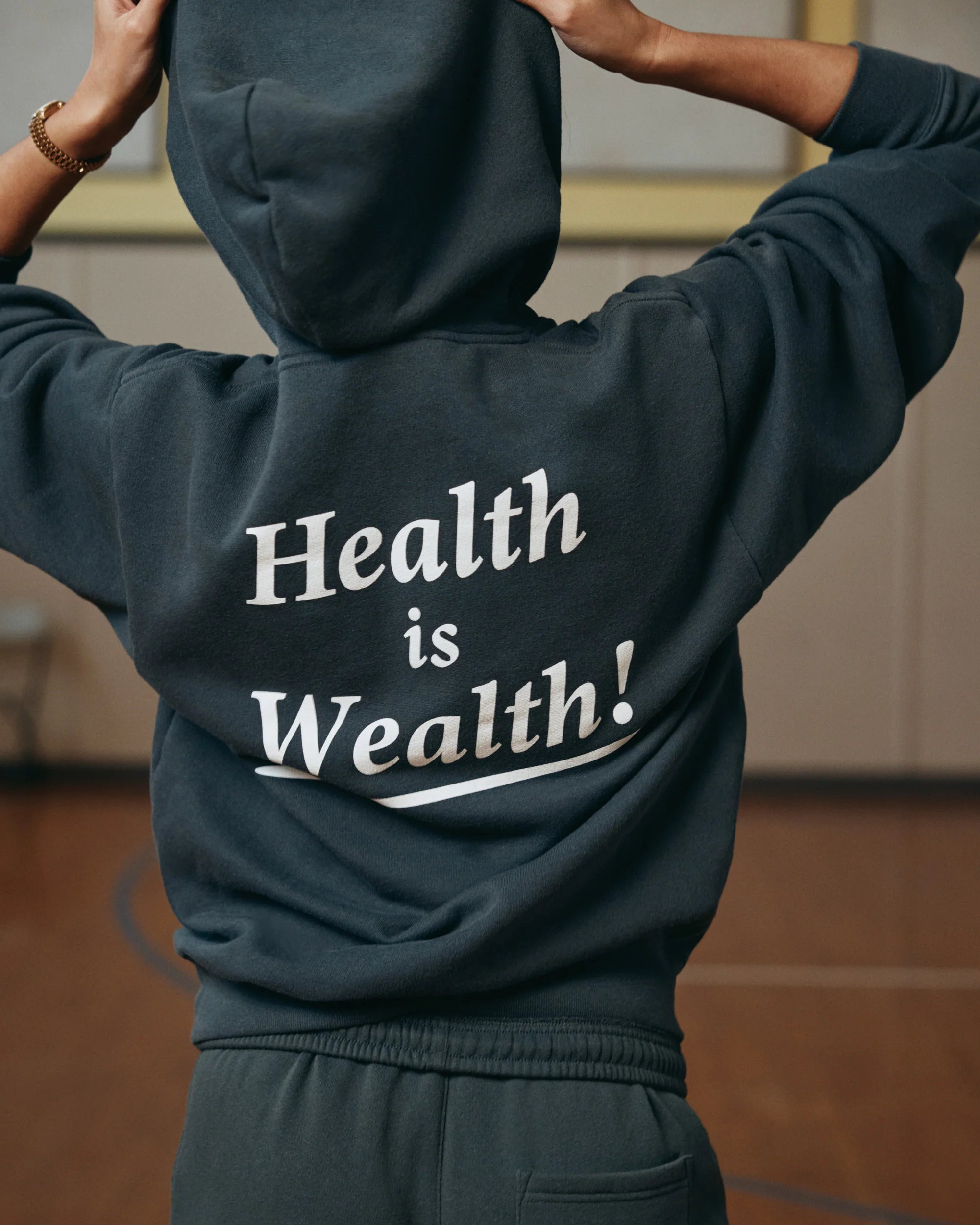 Sporty & Rich Health Is Wealth Soft Hoodie
