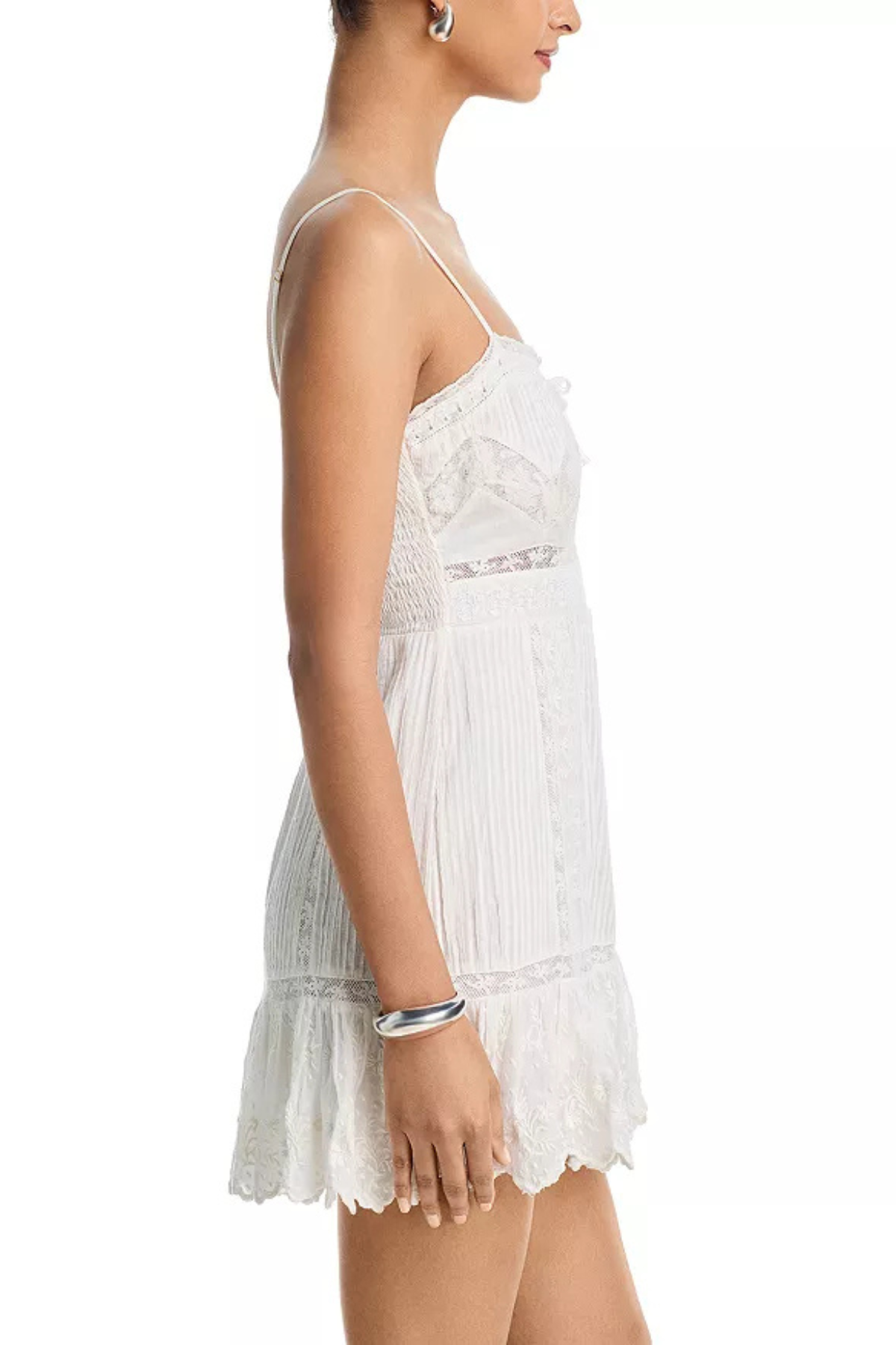 LoveShackFancy Zuri Dress - White