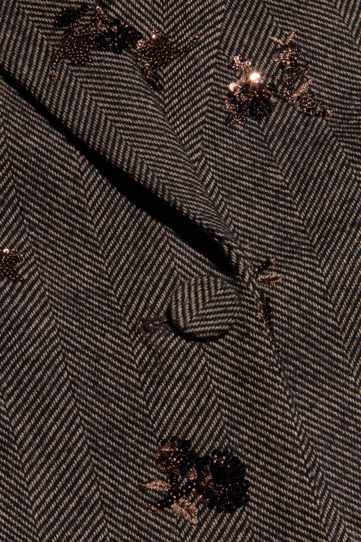 L'AGENCE Chamberlain Blazer - Beige/Black/Gold Flower