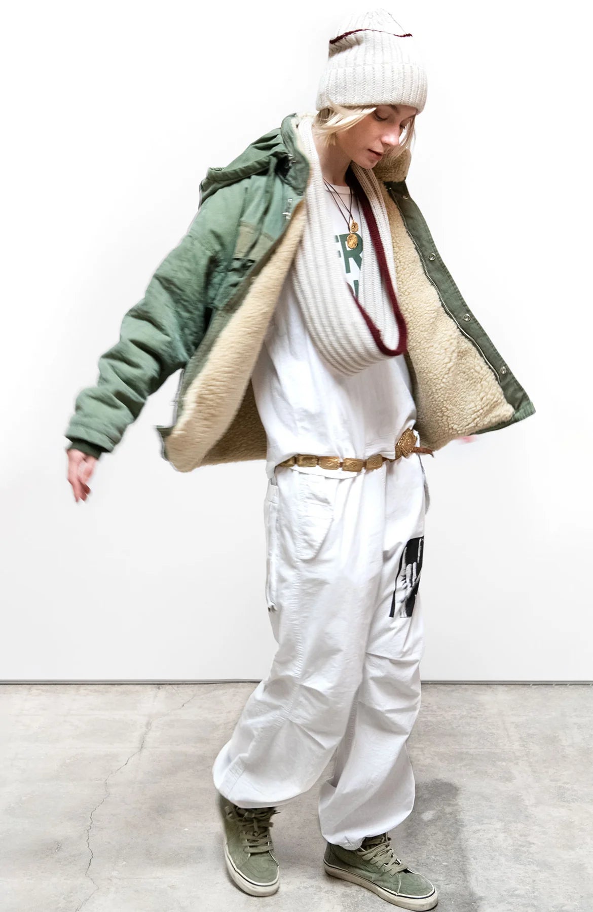 Freecity AW RTU/BAGS SUPERVINTAGE Sherpa Zip Hood Jacket