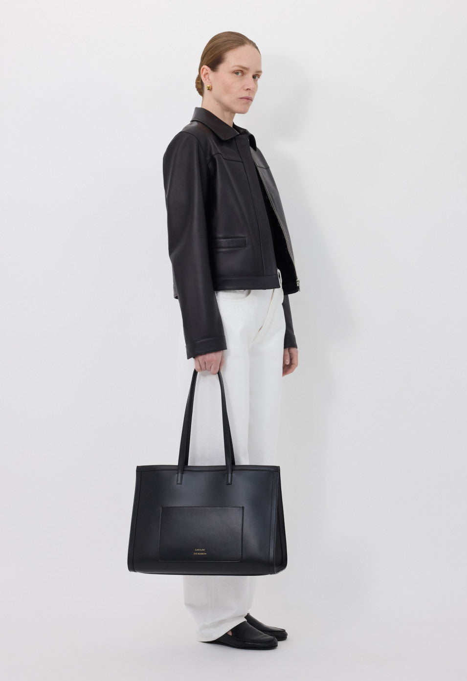 Loulou de Saison Ascot Leather Jacket