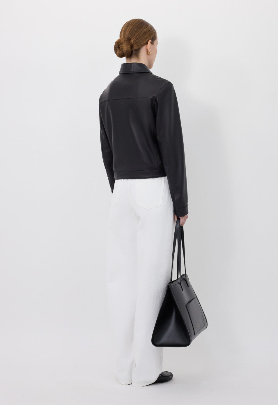 Loulou de Saison Ascot Leather Jacket