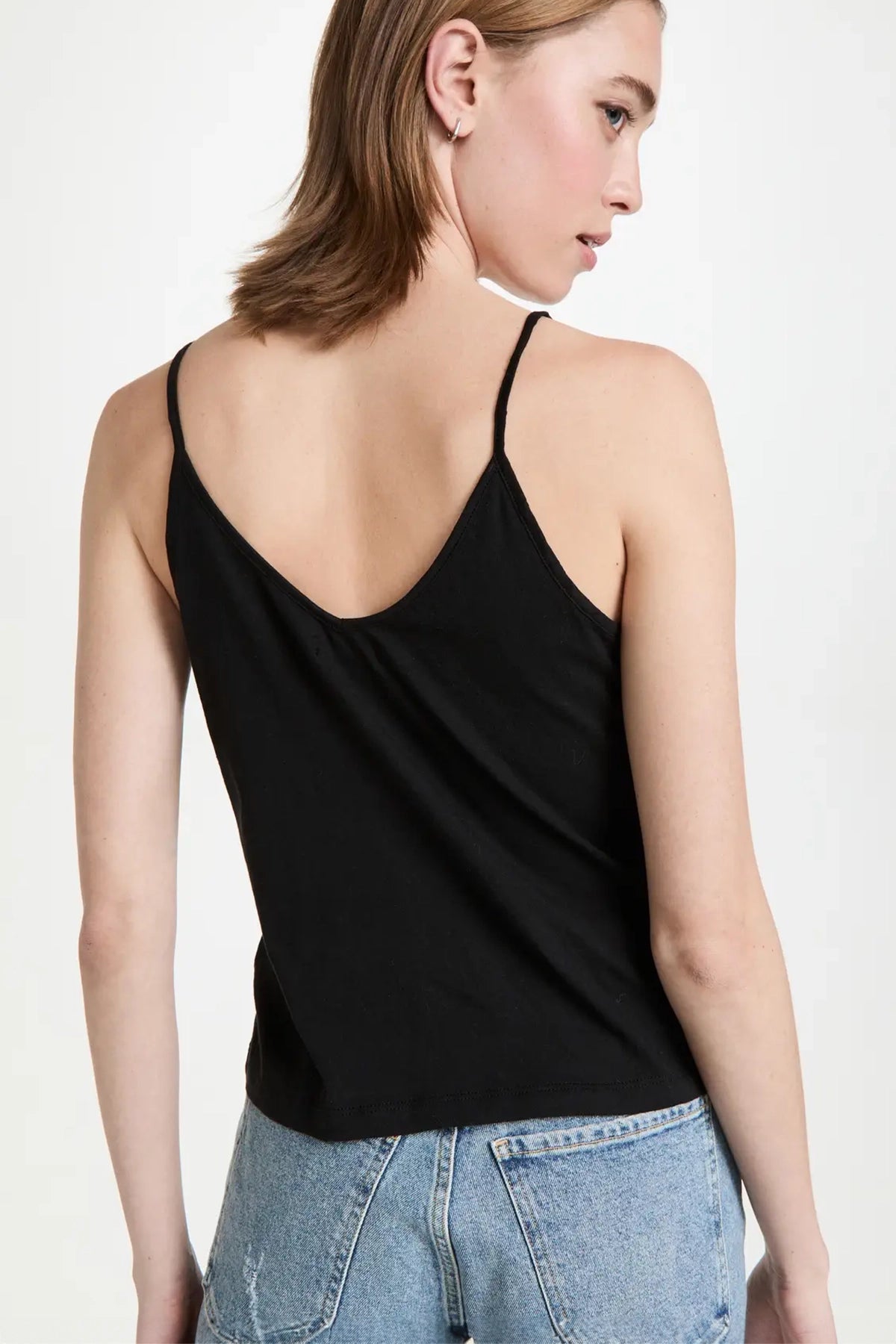 Camisola ATM de punto vintage con cuello en V