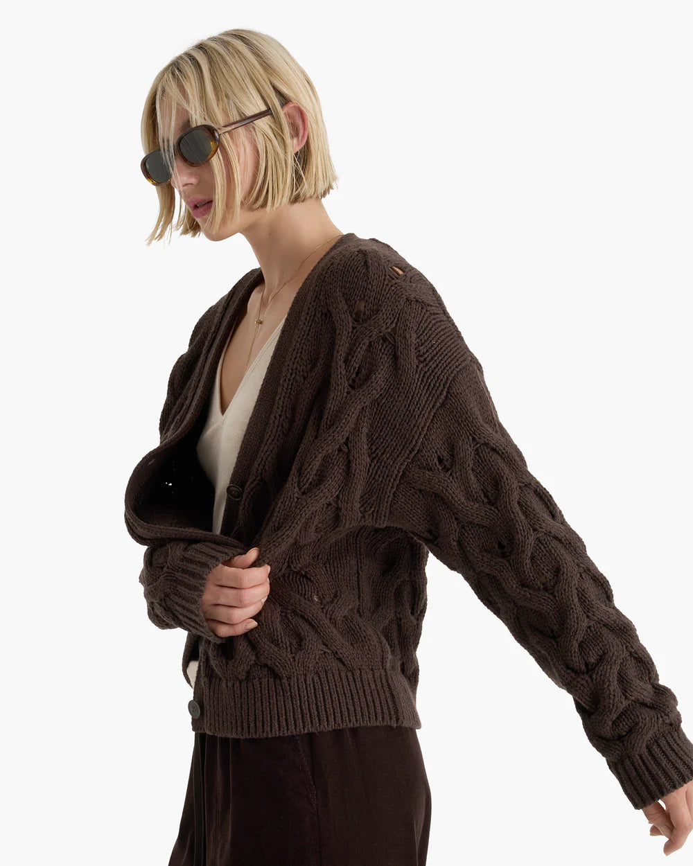 ATM Cotton Cashmere Air Cardigan