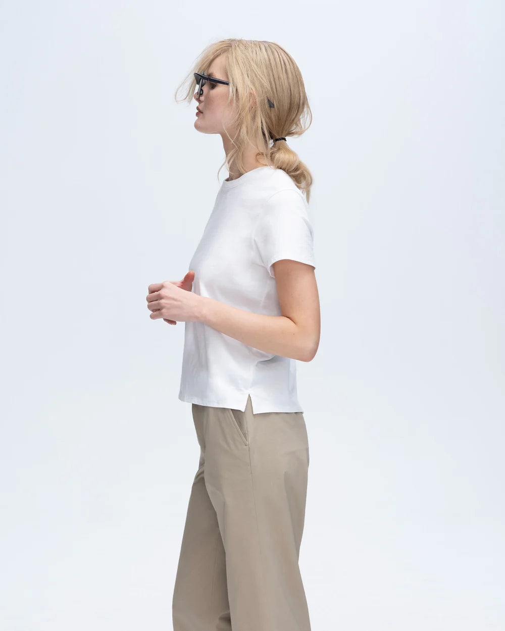 ATM Heavyweight Jersey Short Sleeve Crew Neck Tee With Vintage Wash