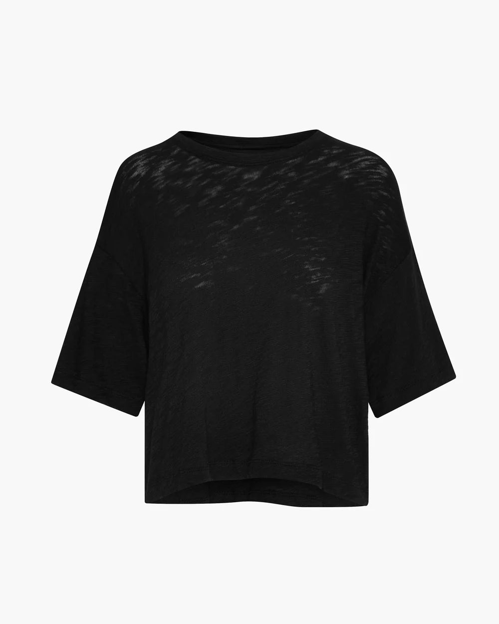 Camiseta de cuello redondo de jersey flameado ATM