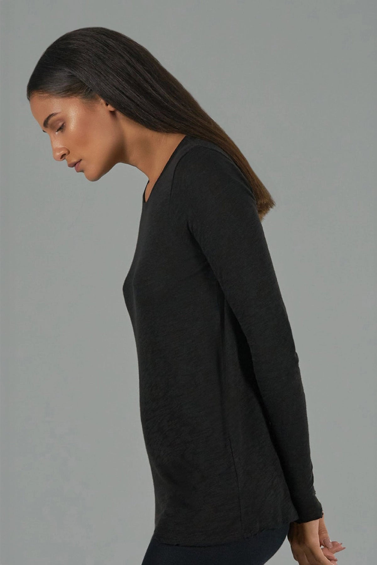 ATM Destroyed Long Sleeve Crew Top