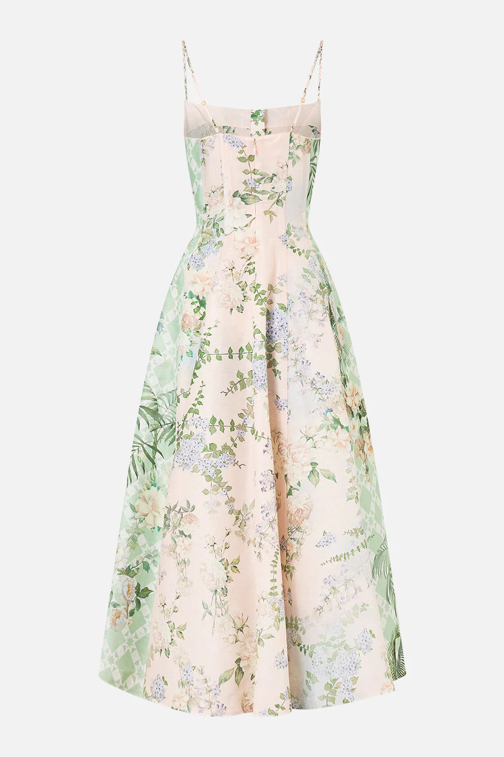 Camilla Corset Dress with Long Flared Skirt