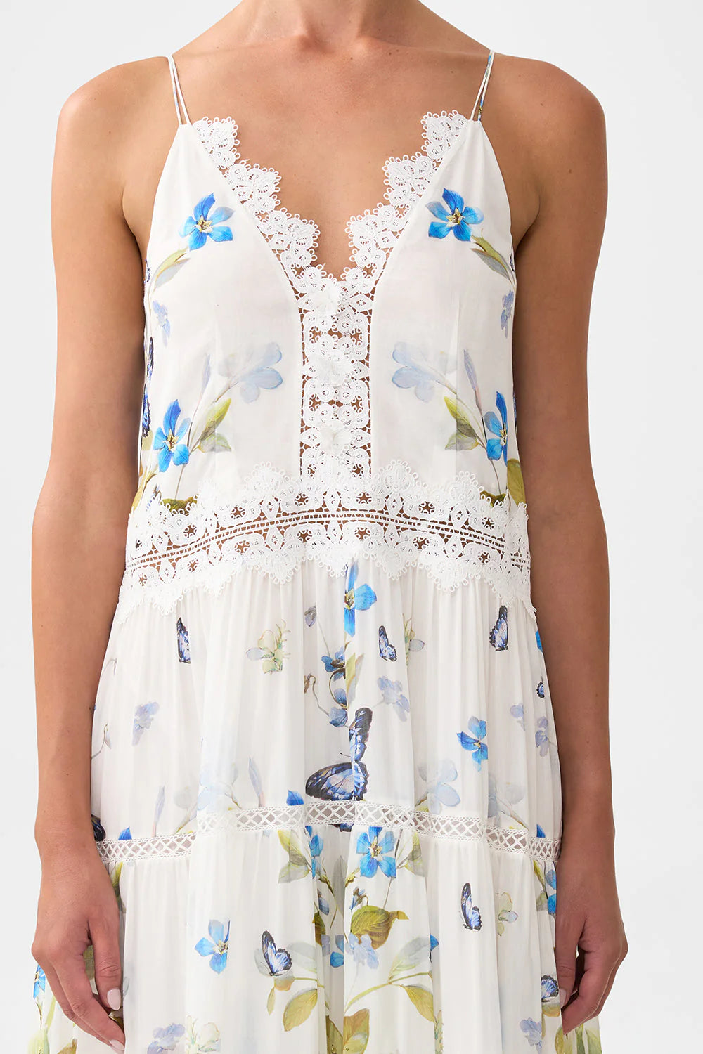 Camilla Trapeze Tiered Dress