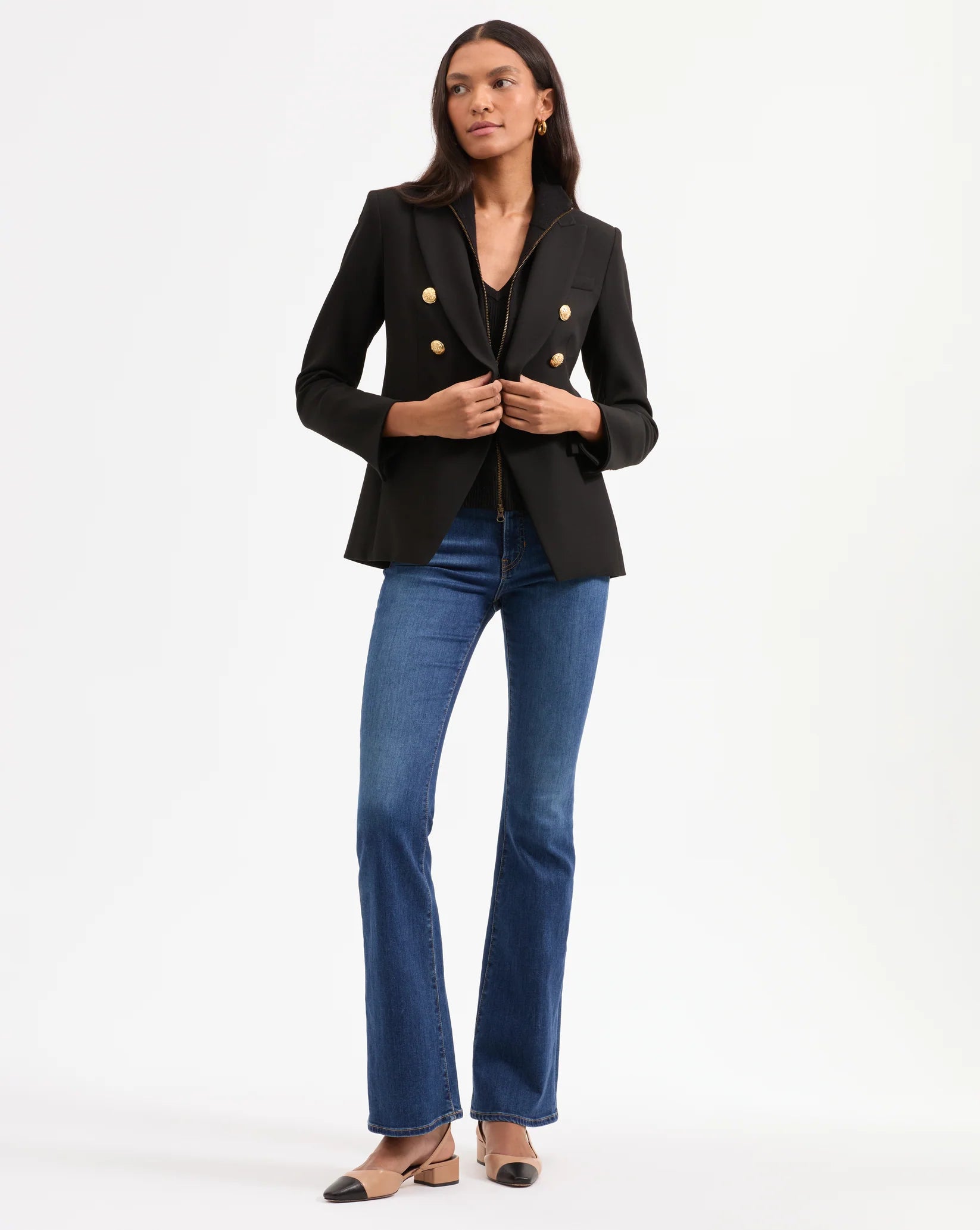 Veronica Beard Cashmere Uptown Dickey