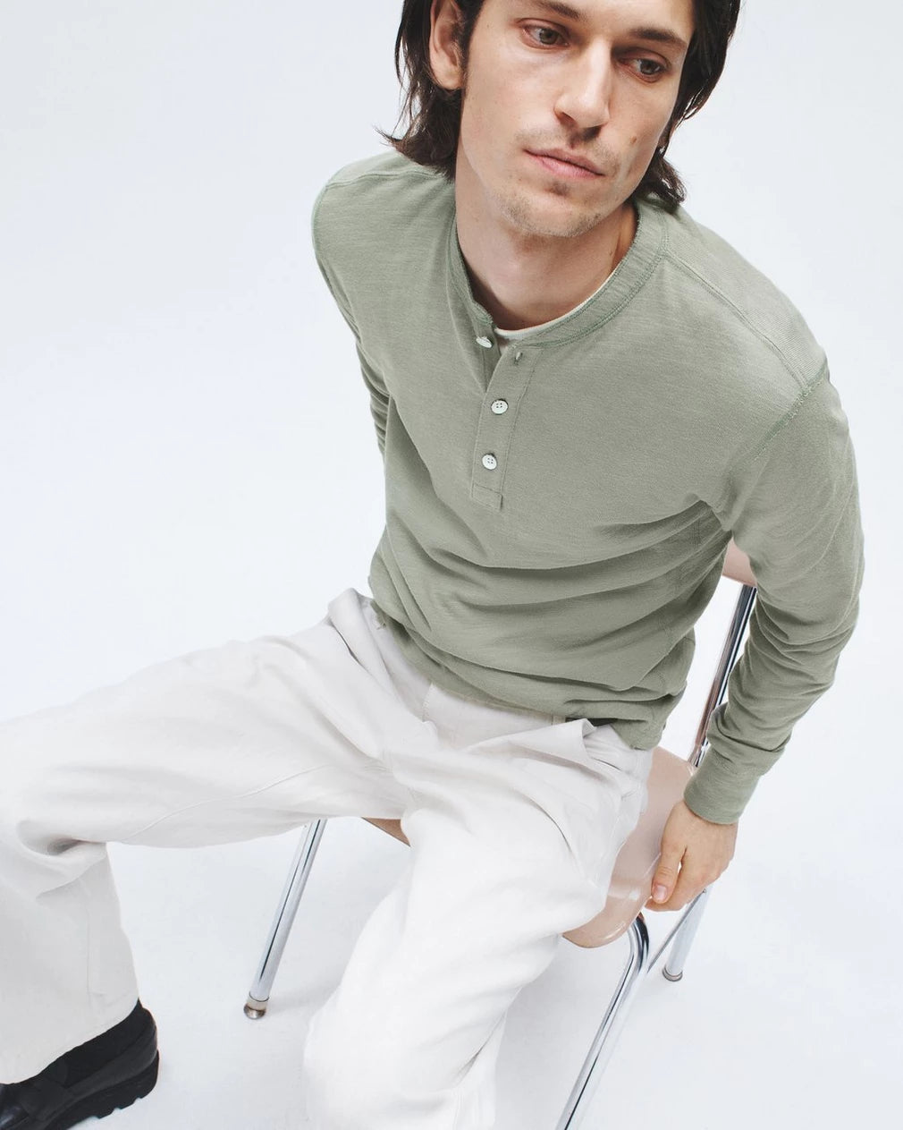 Rag & Bone Men's Classic Henley