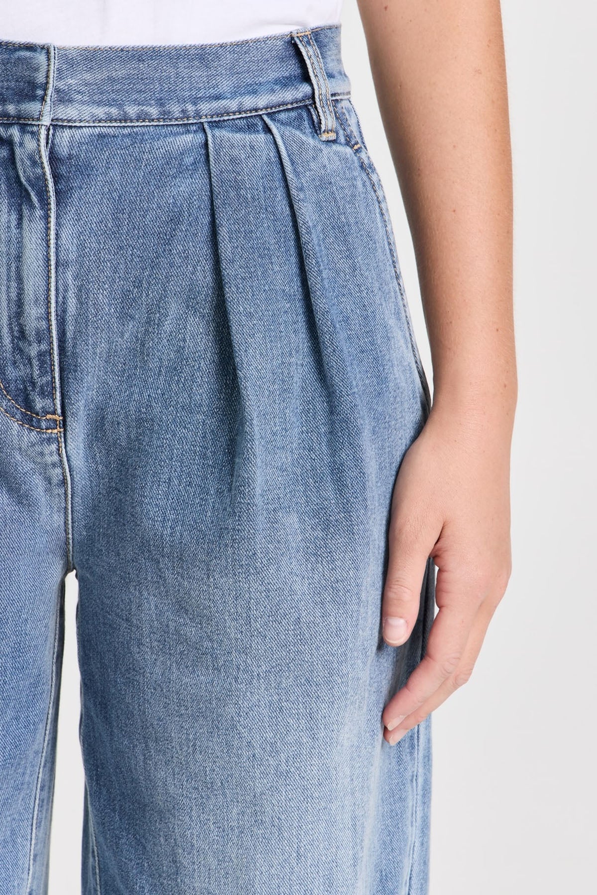 Pantalón largo Tibi Classic Wash Stella