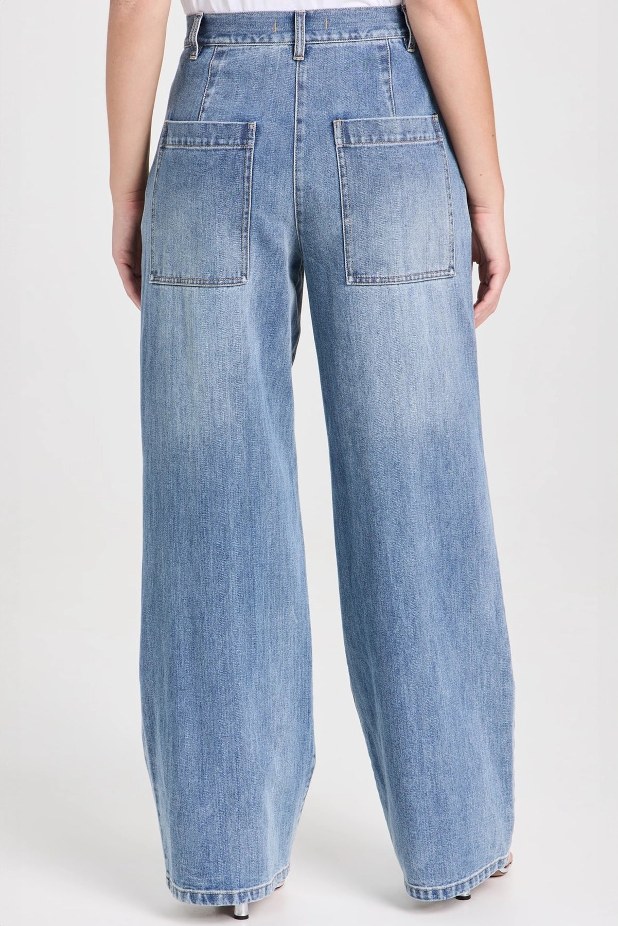Pantalón largo Tibi Classic Wash Stella