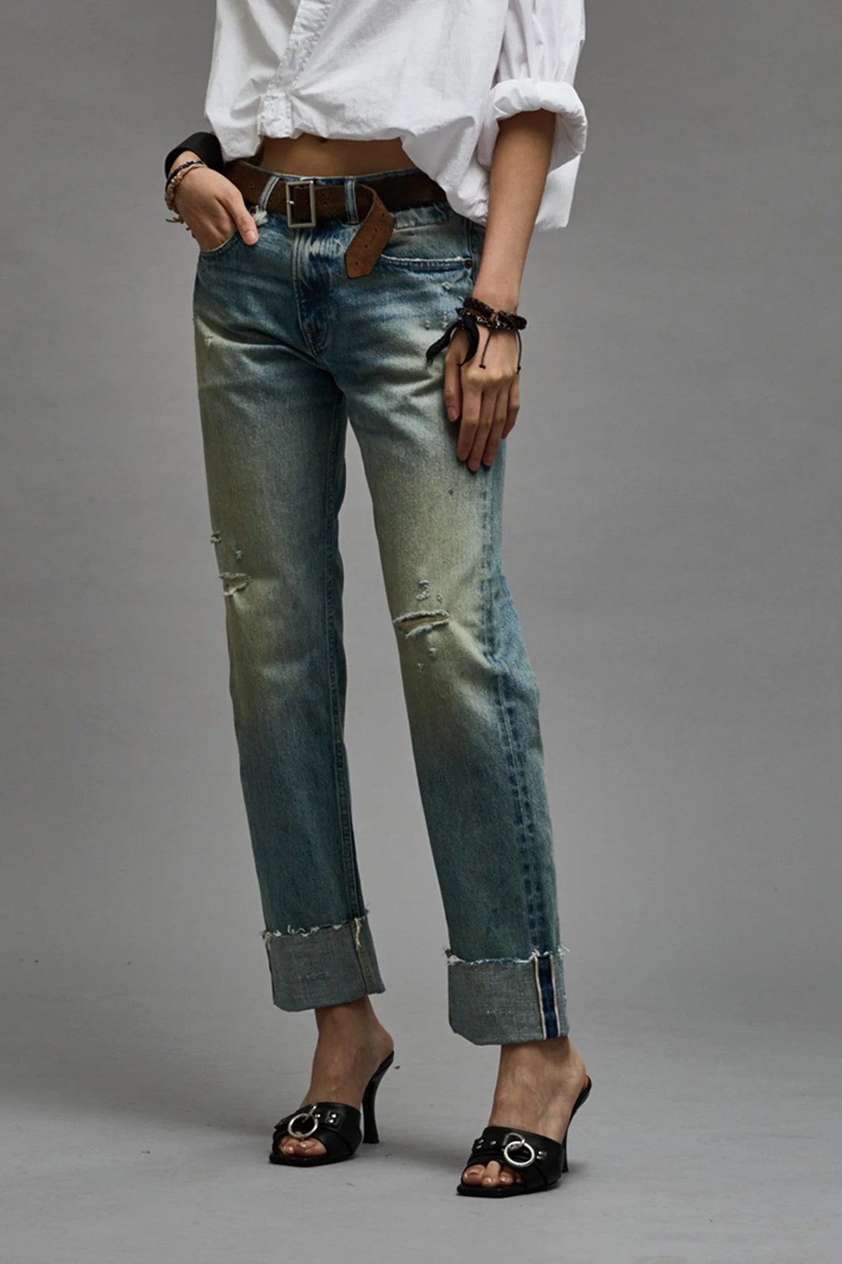 Vaqueros Romeo con puños R13