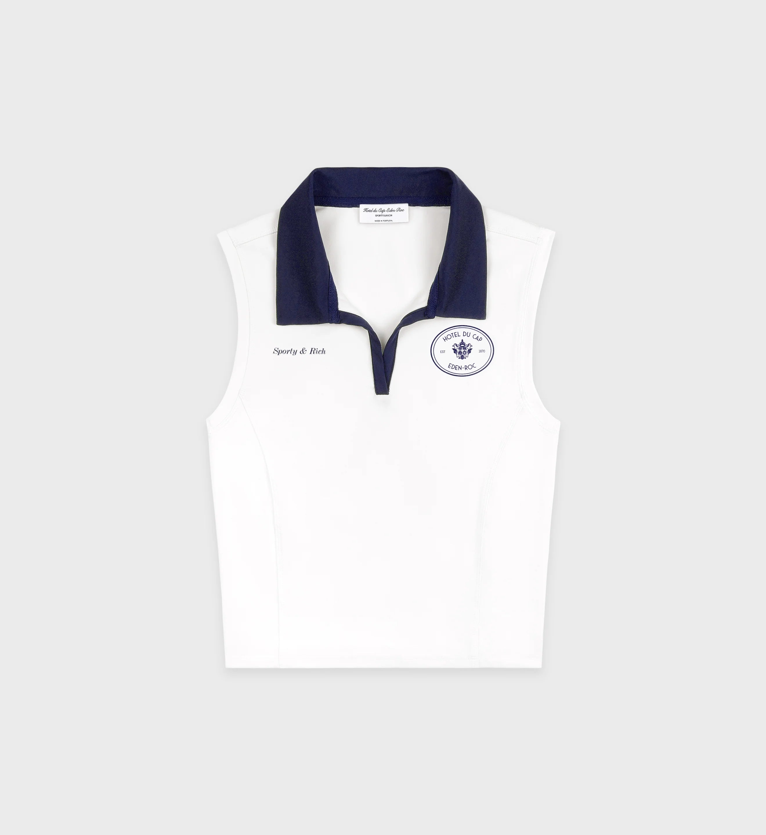 Sporty & Rich Eden Crest Sports Polo Vest