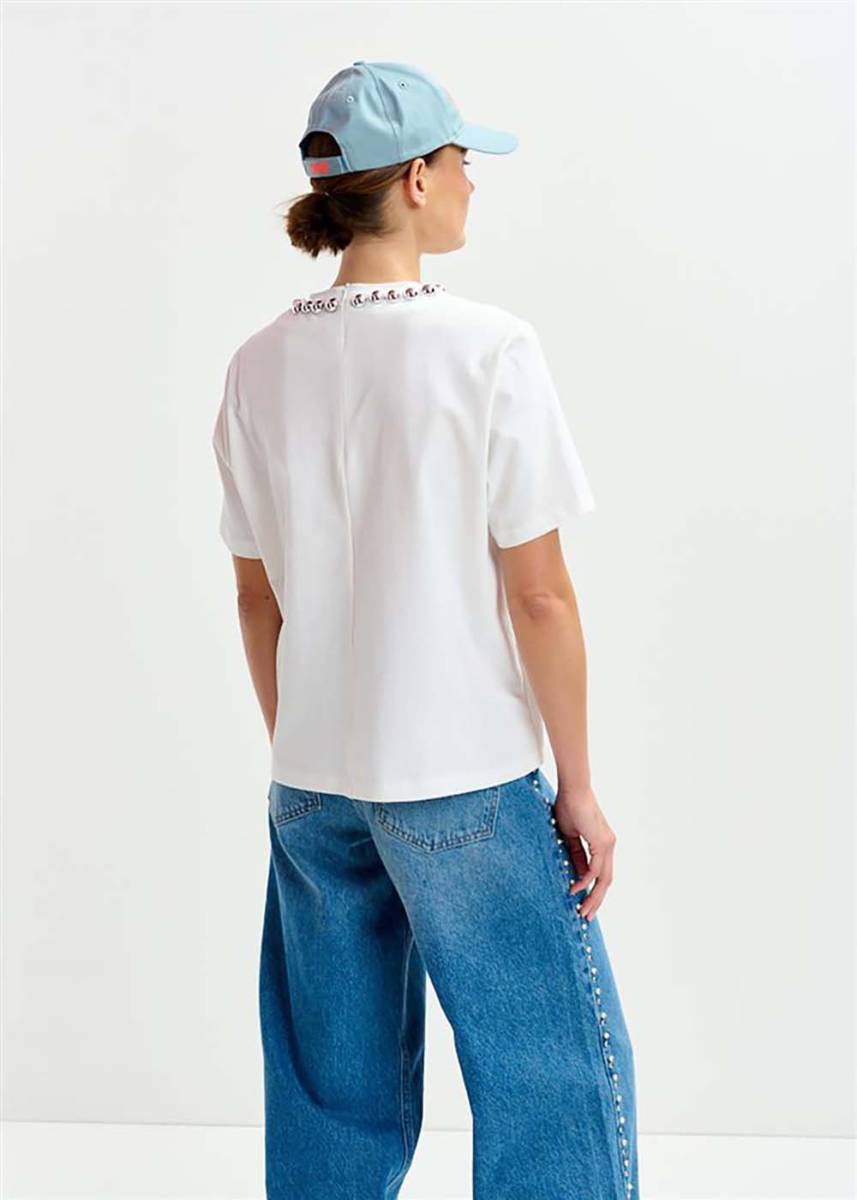 Essentiel Antwerp Intenso Silver Balls T-Shirt