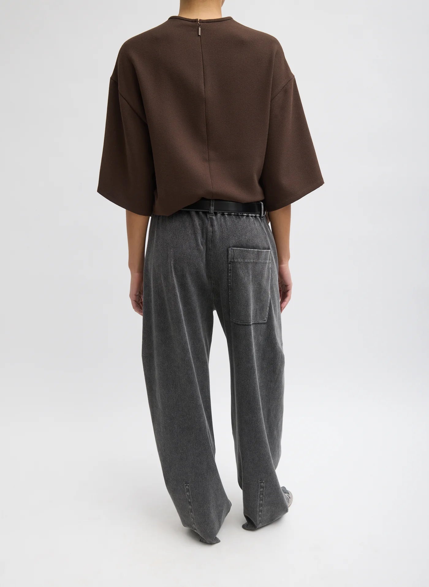 Tibi Stretch Denim Knit Winslow Pant