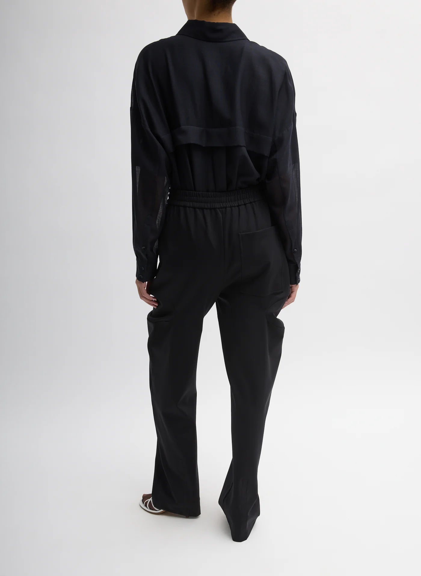 Tibi Compact Ultra Stretch Knit Sculpted Meir Pant