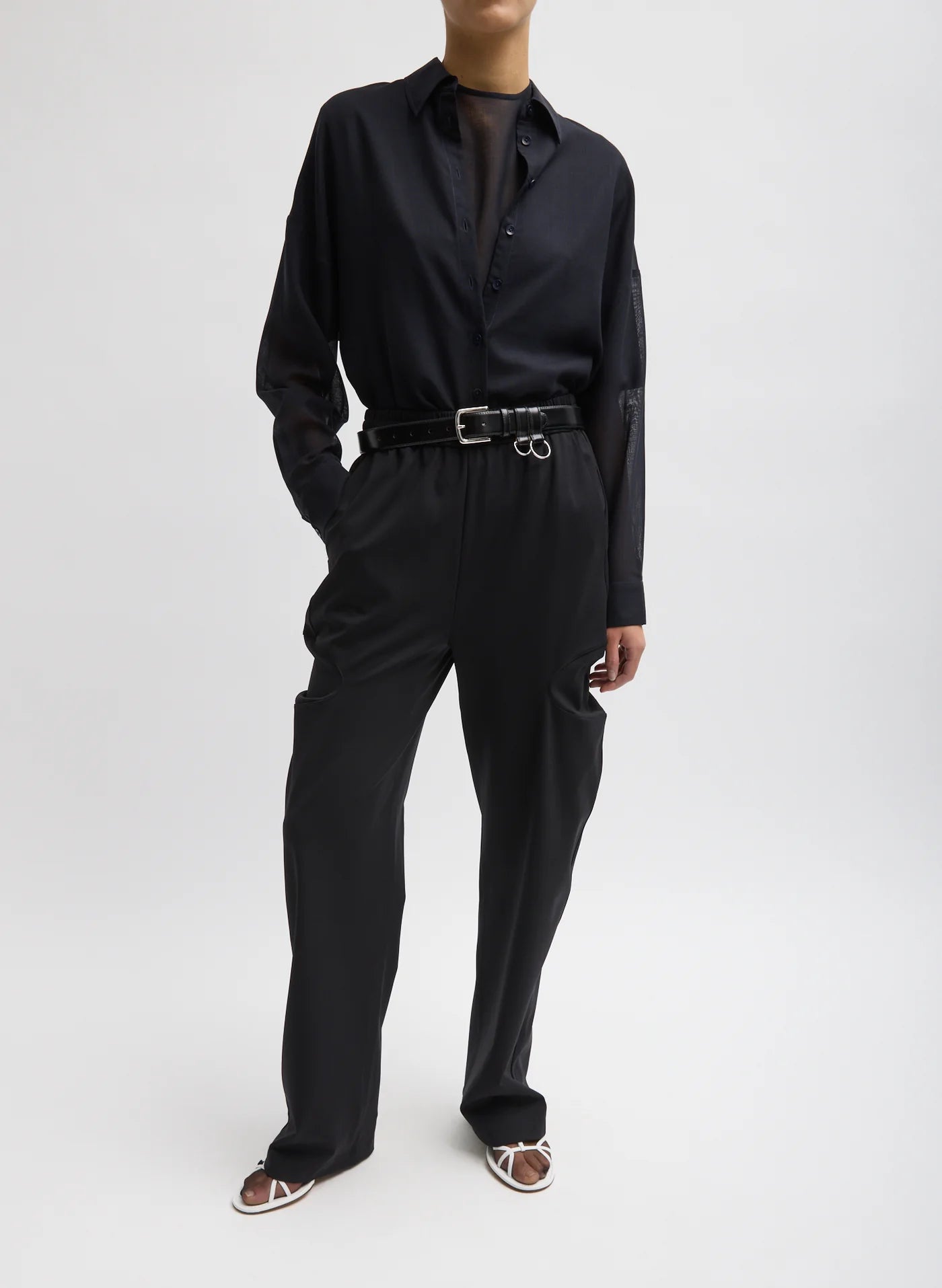 Tibi Compact Ultra Stretch Knit Sculpted Meir Pant