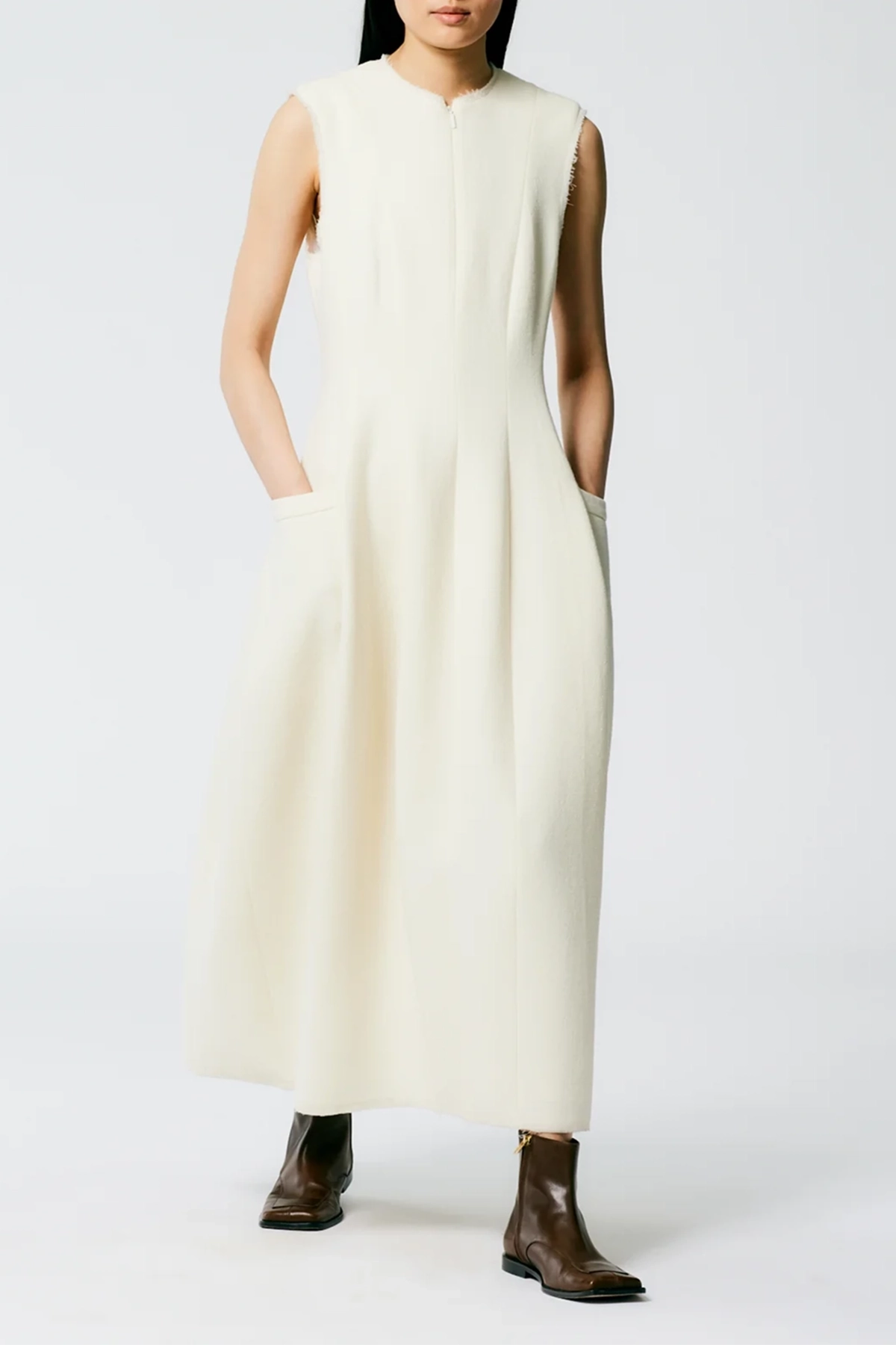 Tibi crepe hotsell midi dress