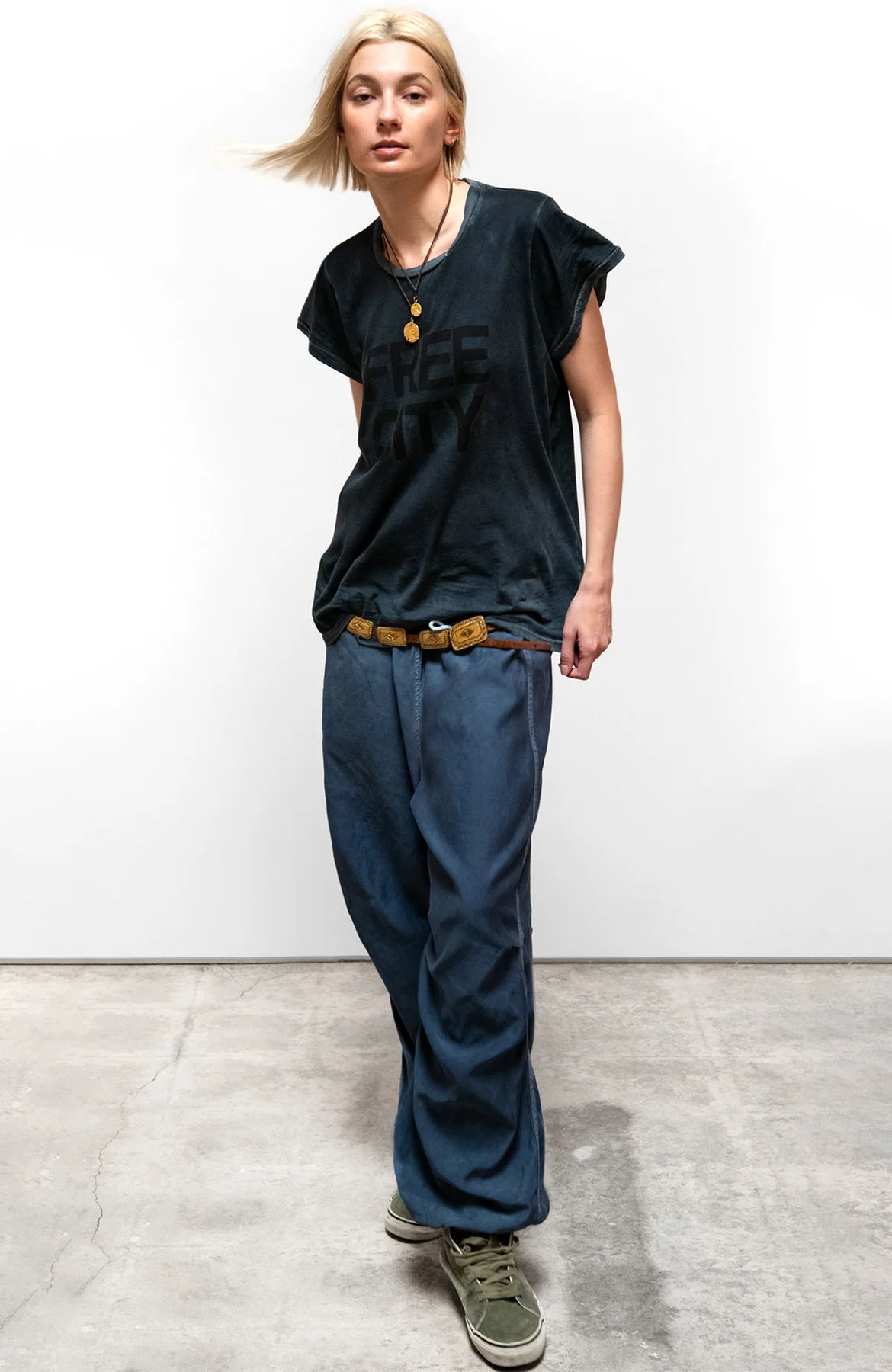 Freecity thedoingofitisthebeingofit Supervintage Short Sleeve Tee