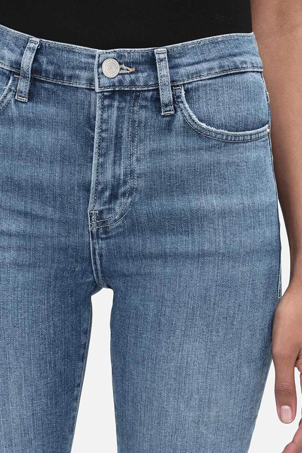 Jeans largos rectos altos Frame Le