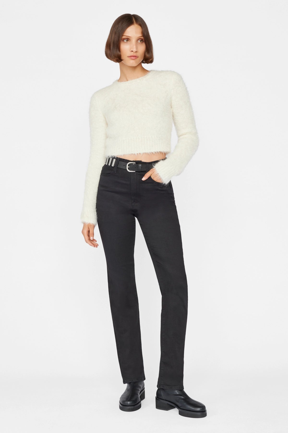 Frame Le Super High Straight Jeans