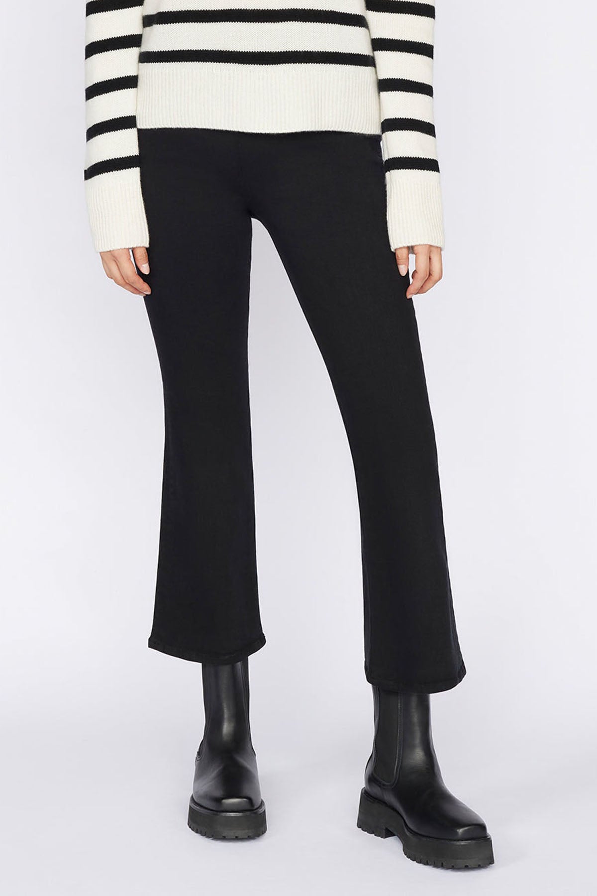 Frame Jet Set Crop Mini Boot Jeans